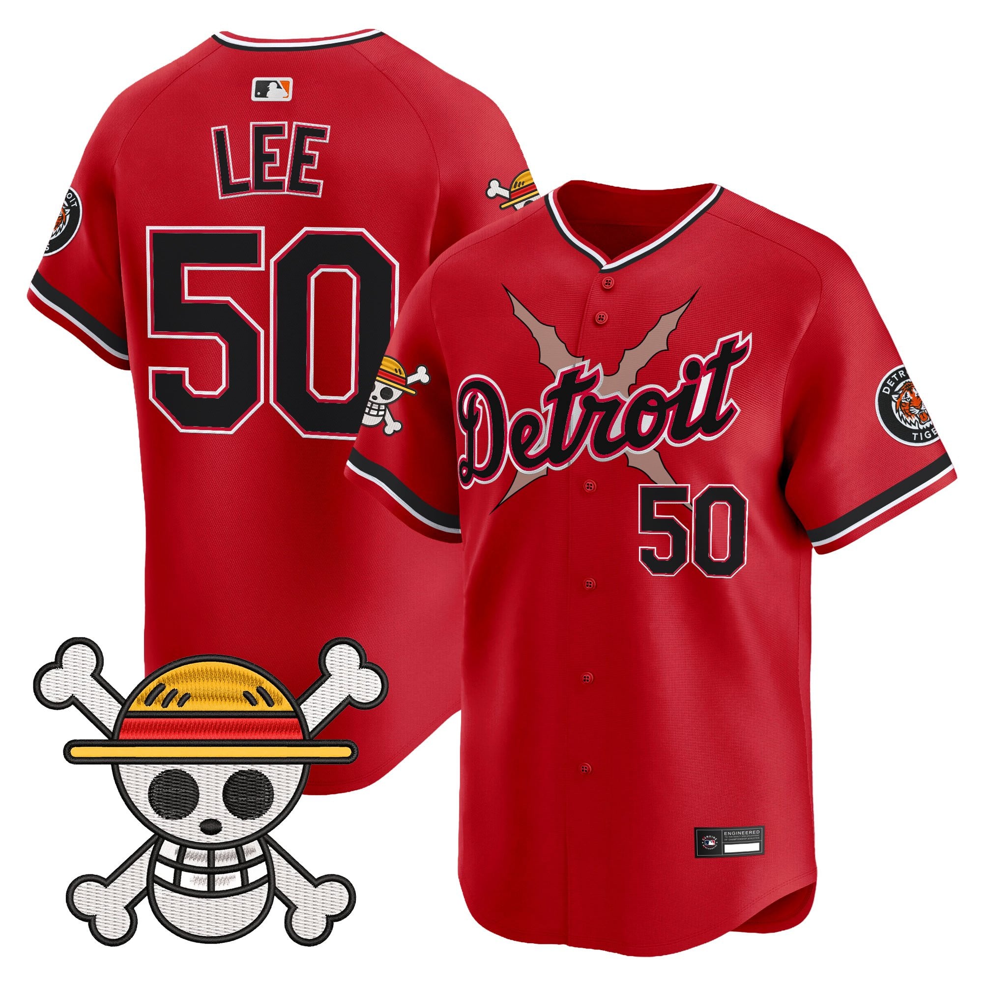 DET x  OP Vapor Premier Limited Jersey - Stitched