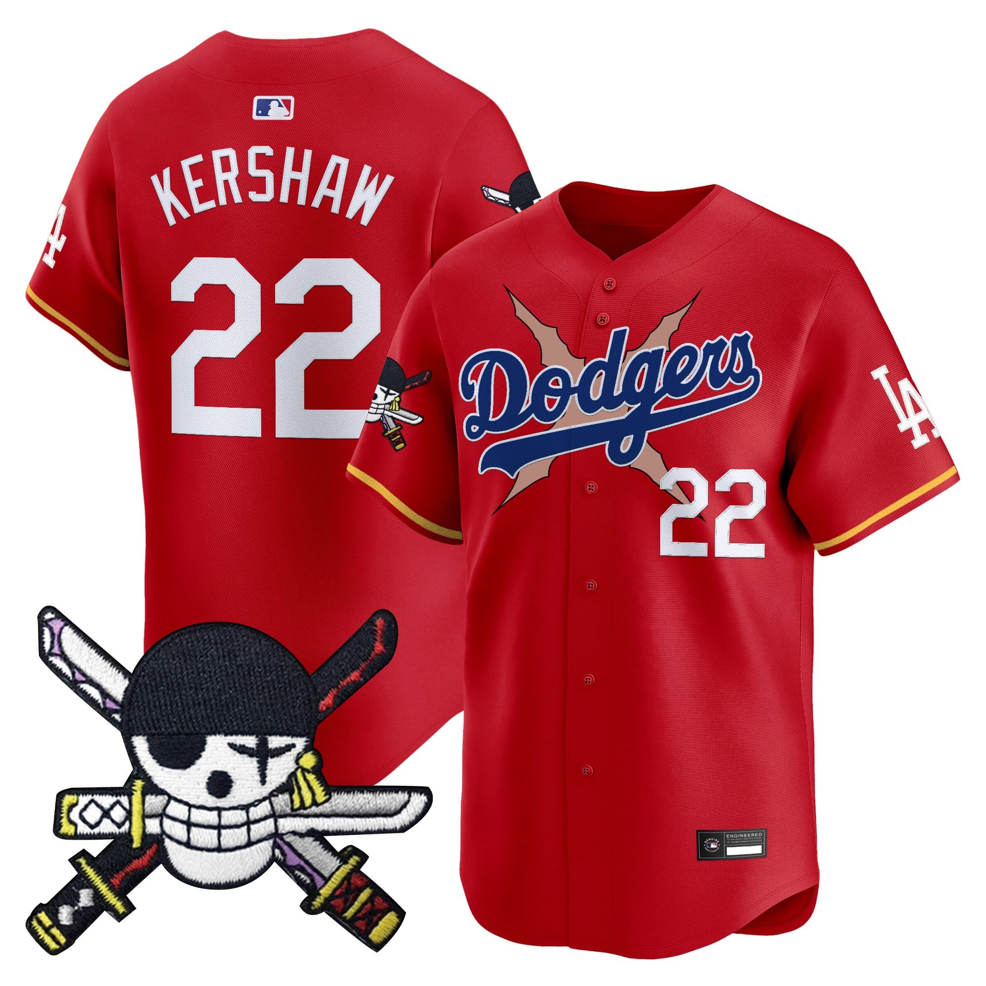 LAD x  OP Zr Patch Vapor Premier Limited Jersey - Stitched