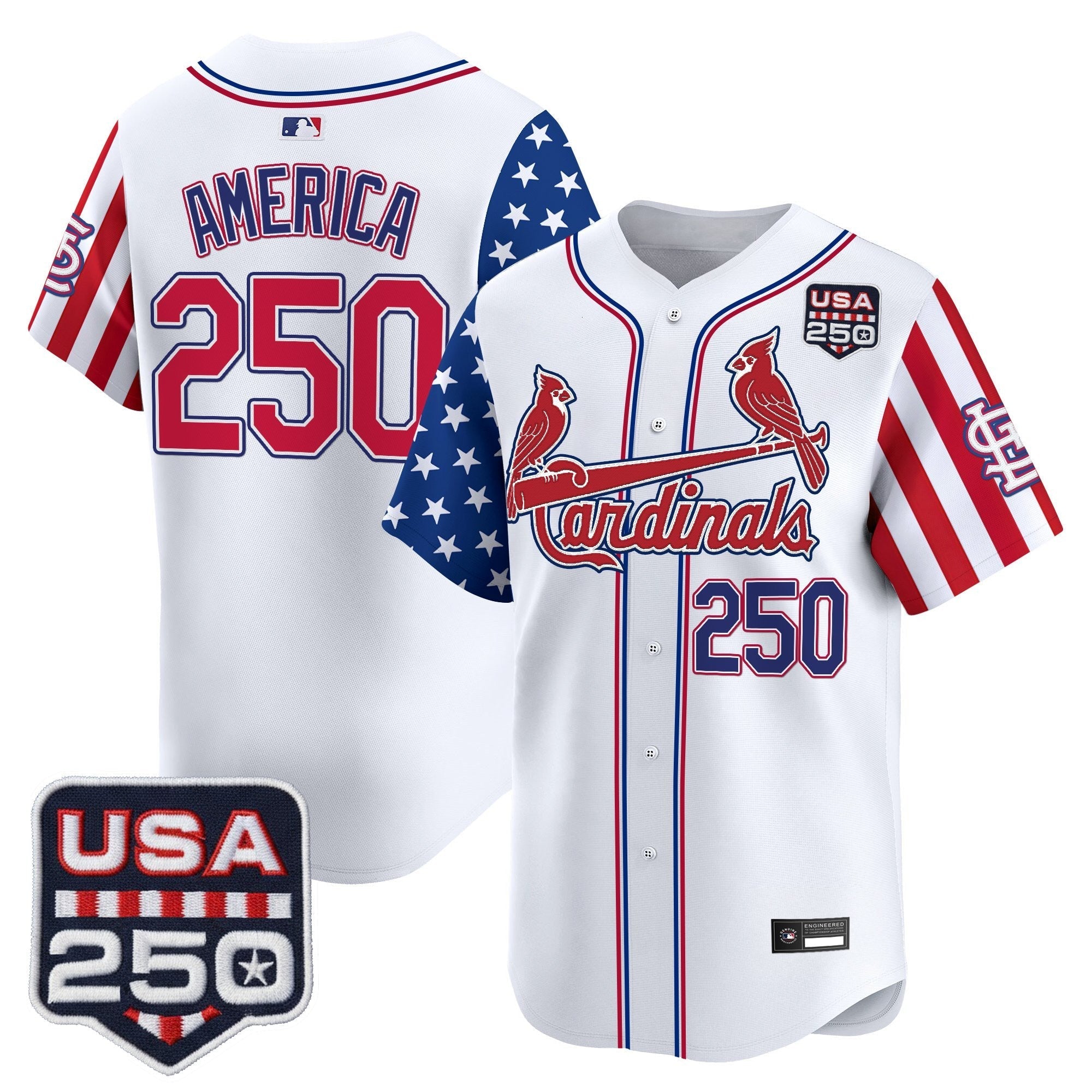 STL "America 250 Edition" Vapor Premier Limited Jersey - Stitched