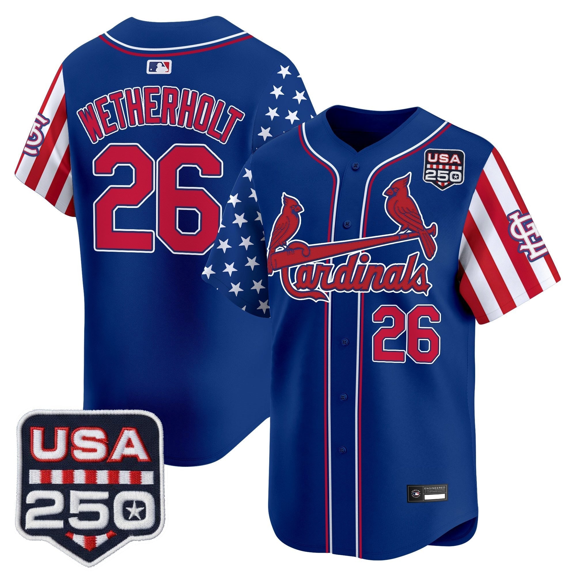 STL "America 250 Edition" Vapor Premier Limited Jersey - Stitched