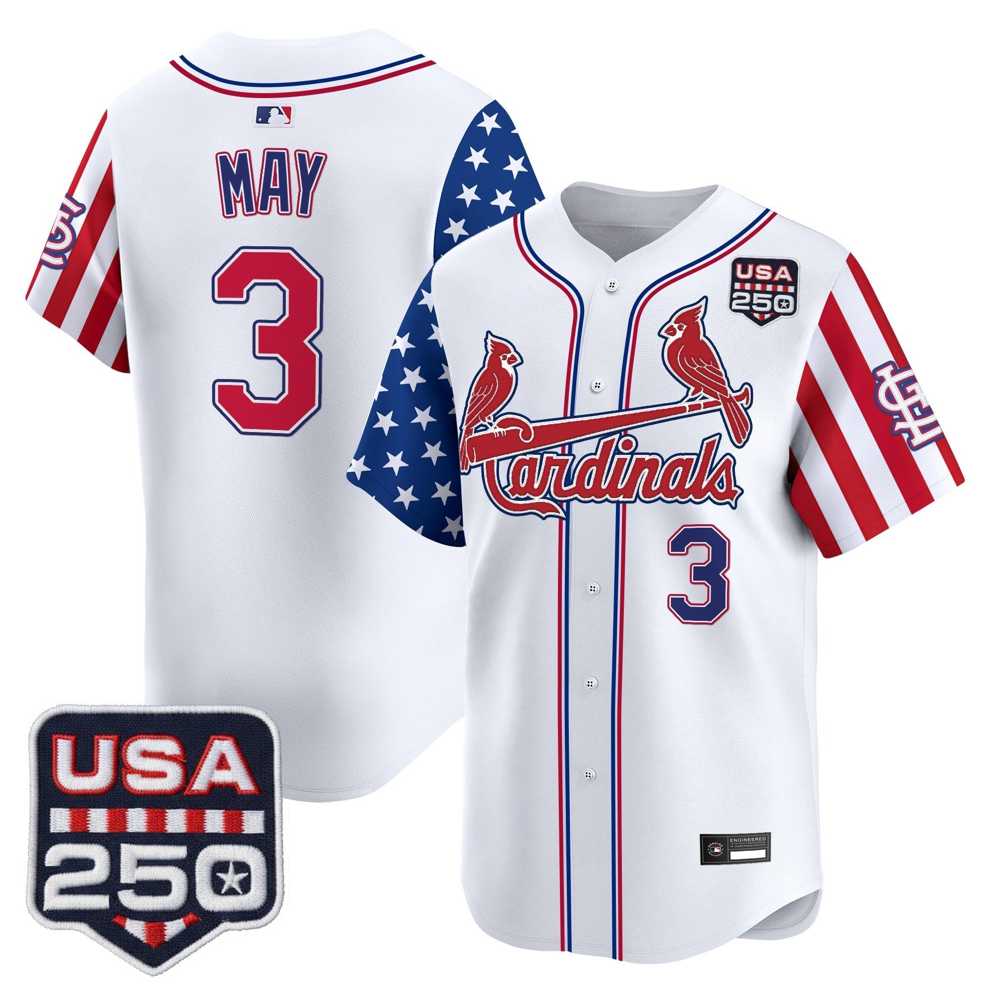 STL "America 250 Edition" Vapor Premier Limited Jersey - Stitched