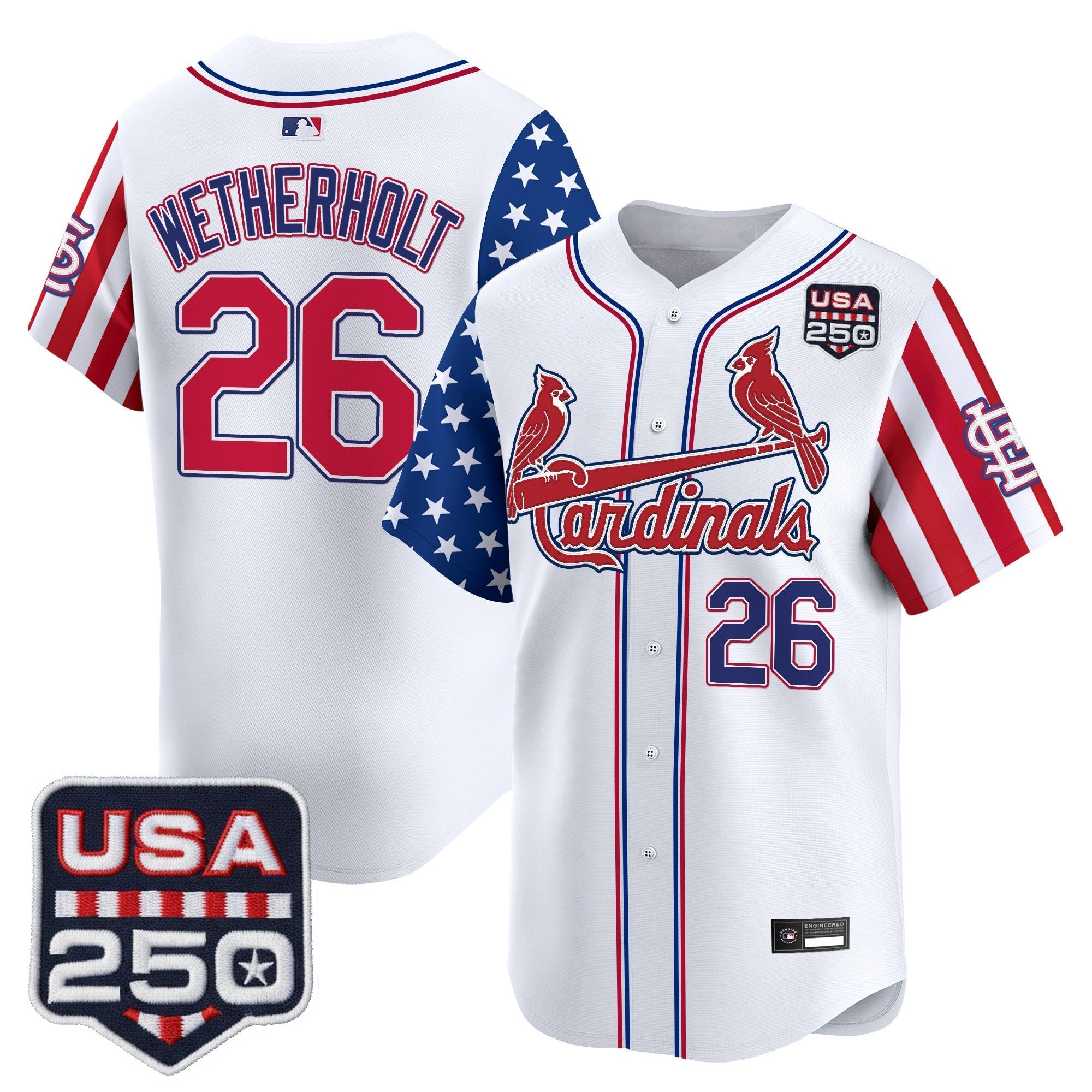 STL "America 250 Edition" Vapor Premier Limited Jersey - Stitched
