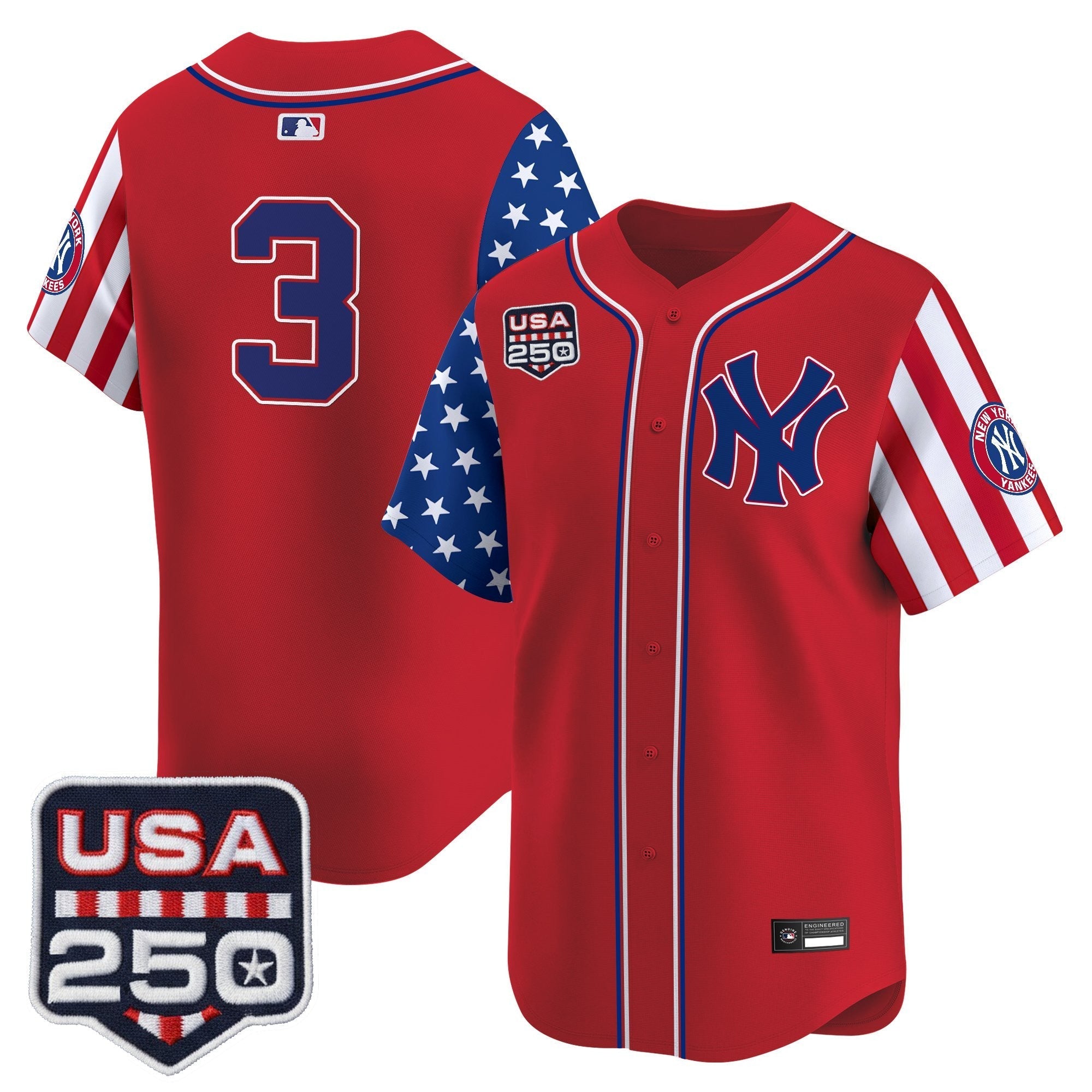 Yankees "America250 Edition" Vapor Premier Limited Jersey V2 - Stitched