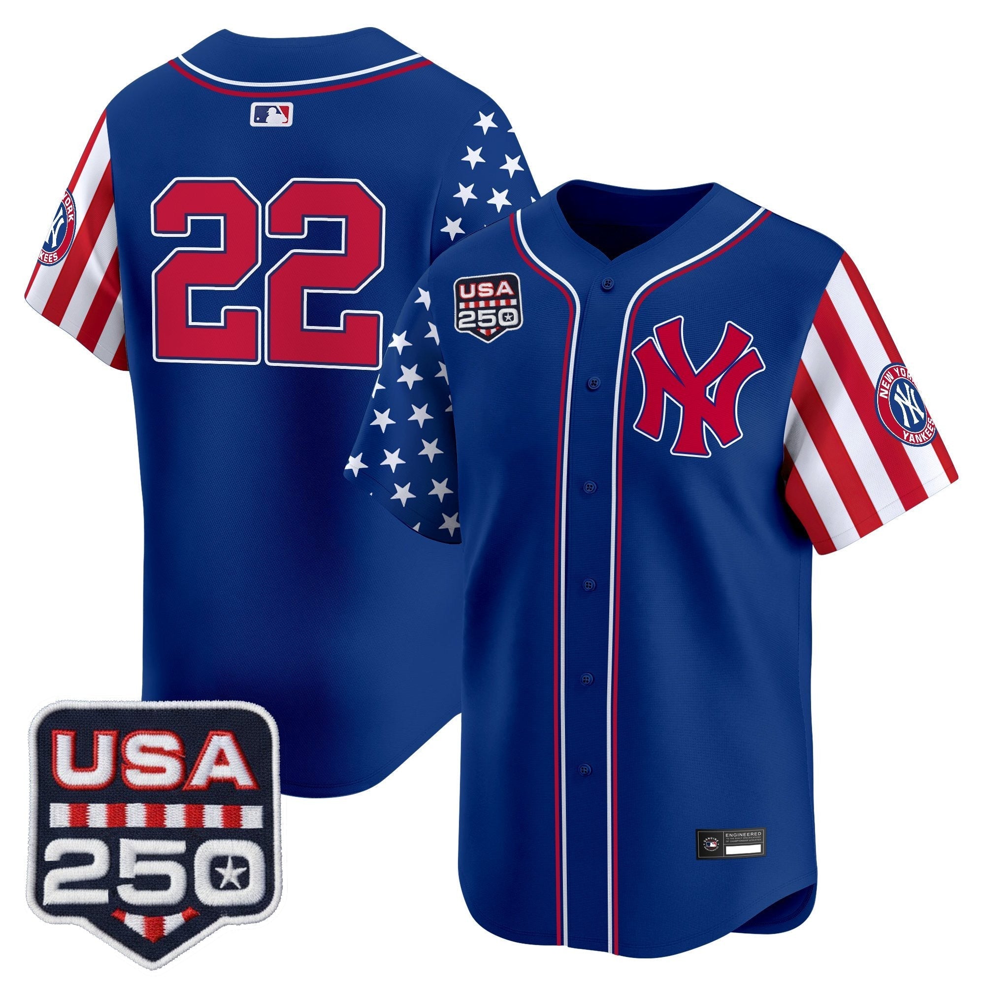 Yankees "America250 Edition" Vapor Premier Limited Jersey V2 - Stitched