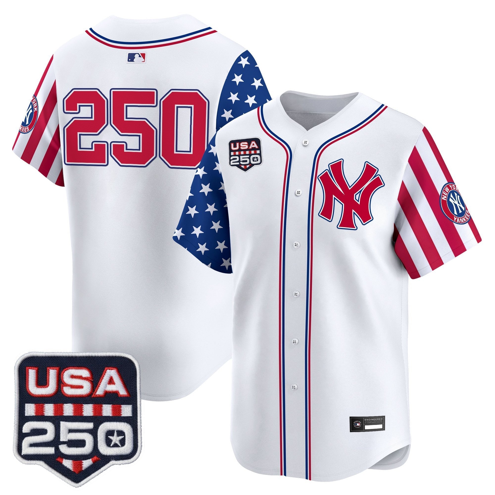 Yankees "America250 Edition" Vapor Premier Limited Jersey V2 - Stitched