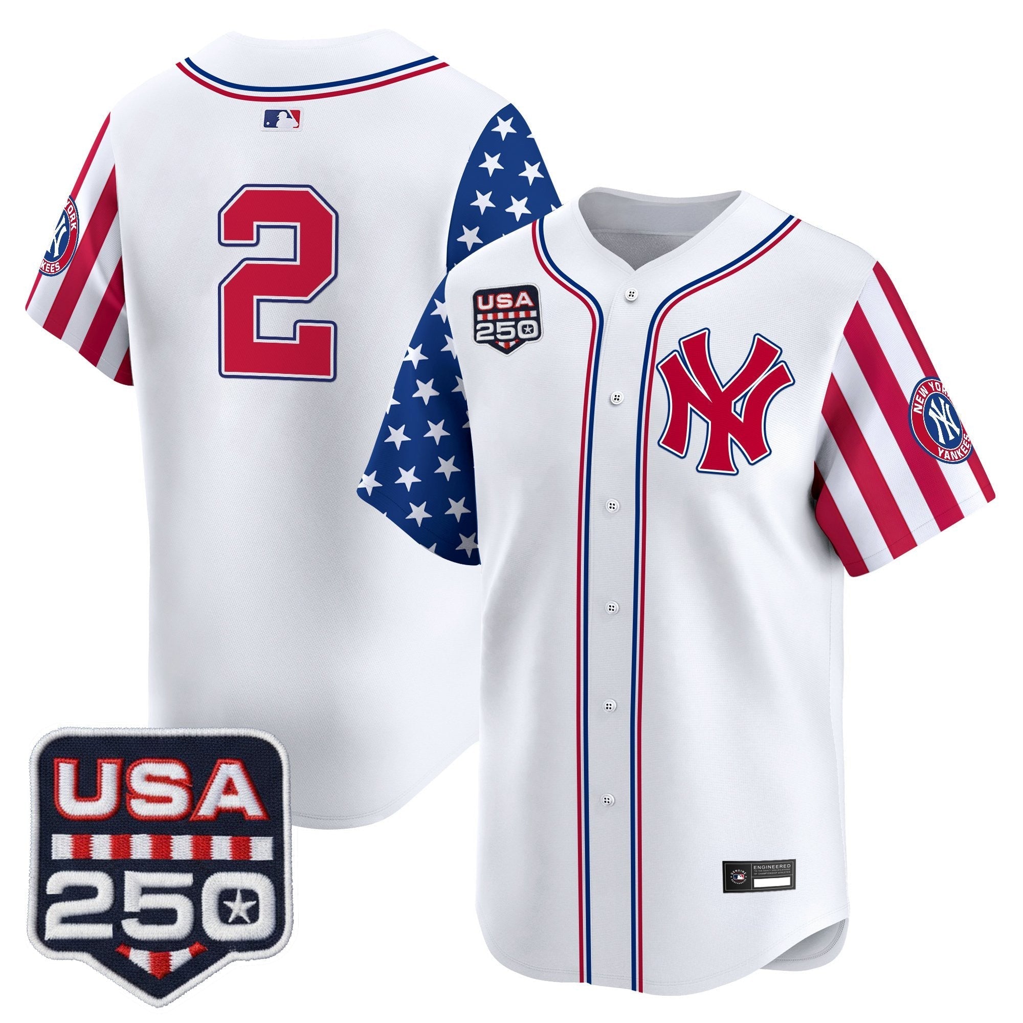 Yankees "America250 Edition" Vapor Premier Limited Jersey V2 - Stitched