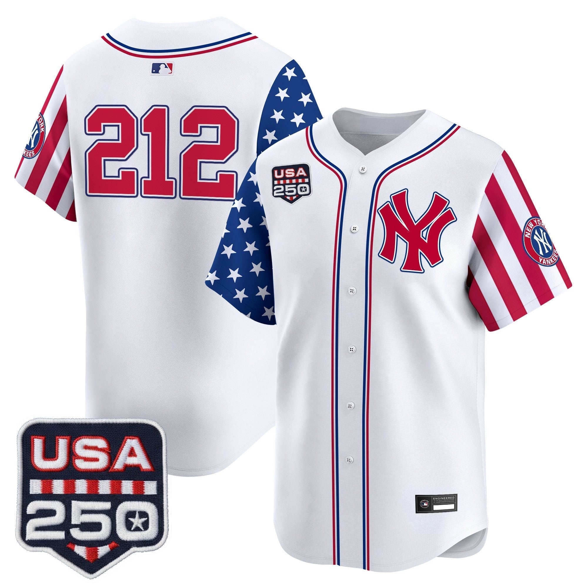 Yankees "America250 Edition" Vapor Premier Limited Jersey V2 - Stitched