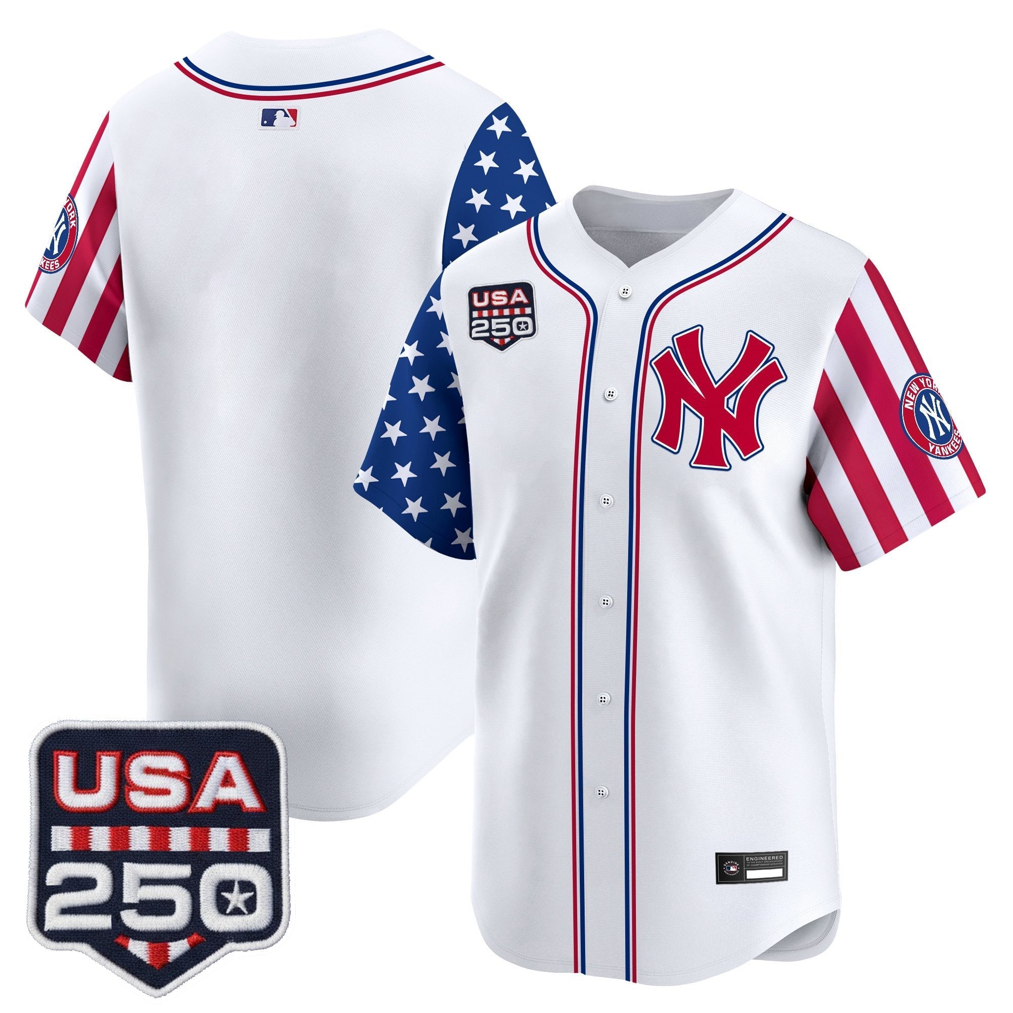 Yankees "America250 Edition" Vapor Premier Limited Jersey V2 - Stitched