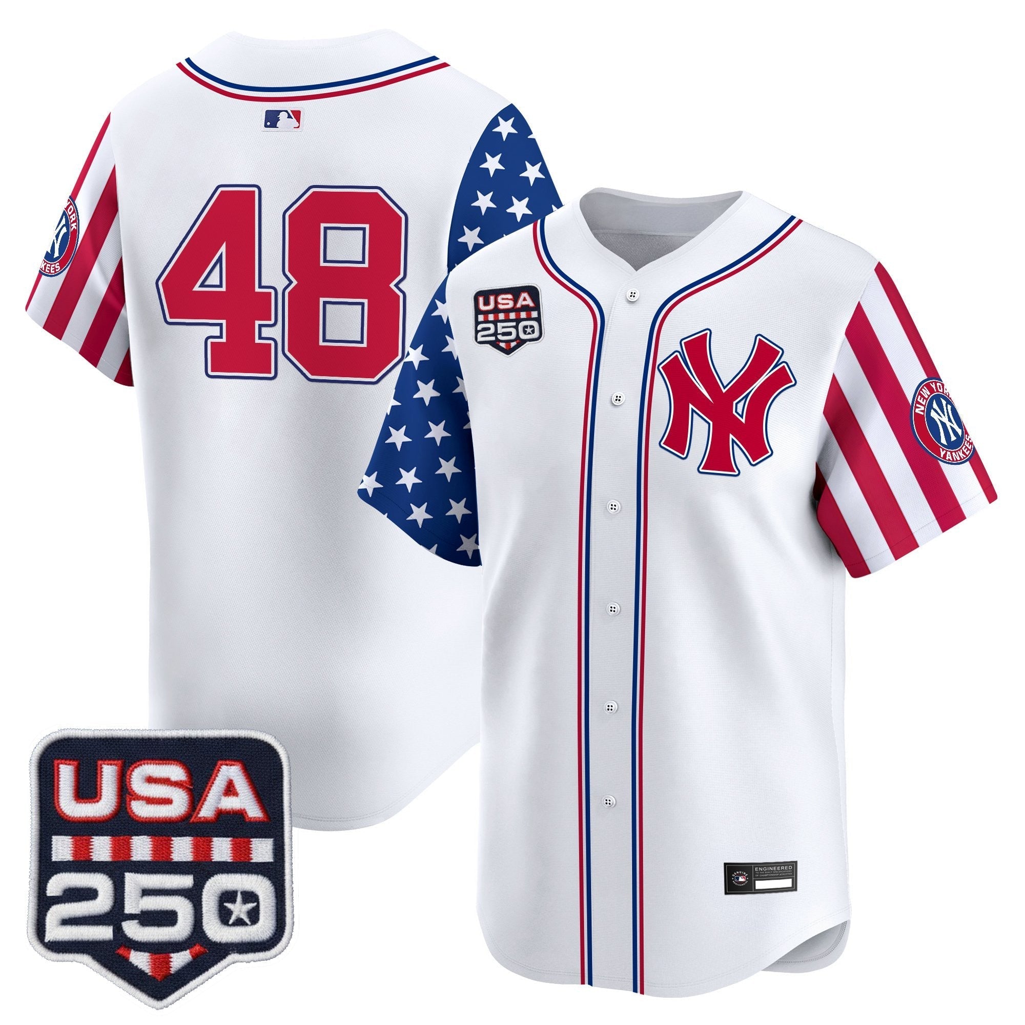 Yankees "America250 Edition" Vapor Premier Limited Jersey V2 - Stitched