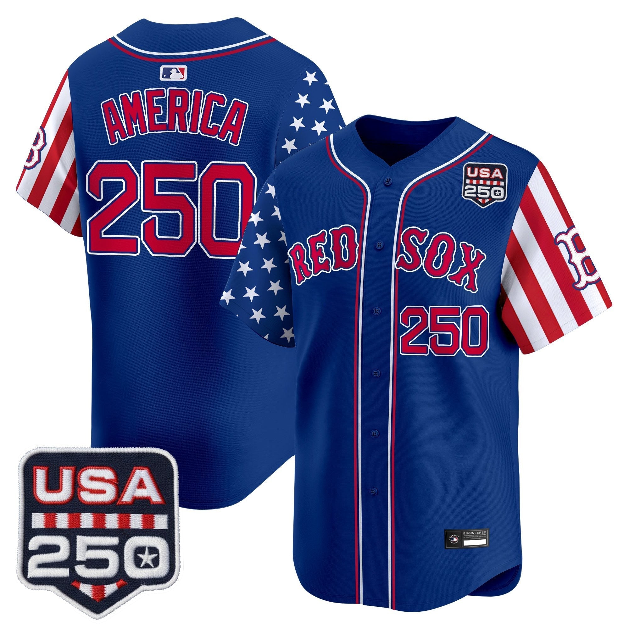 BOS "America 250 Edition" Vapor Premier Limited Jersey - Stitched