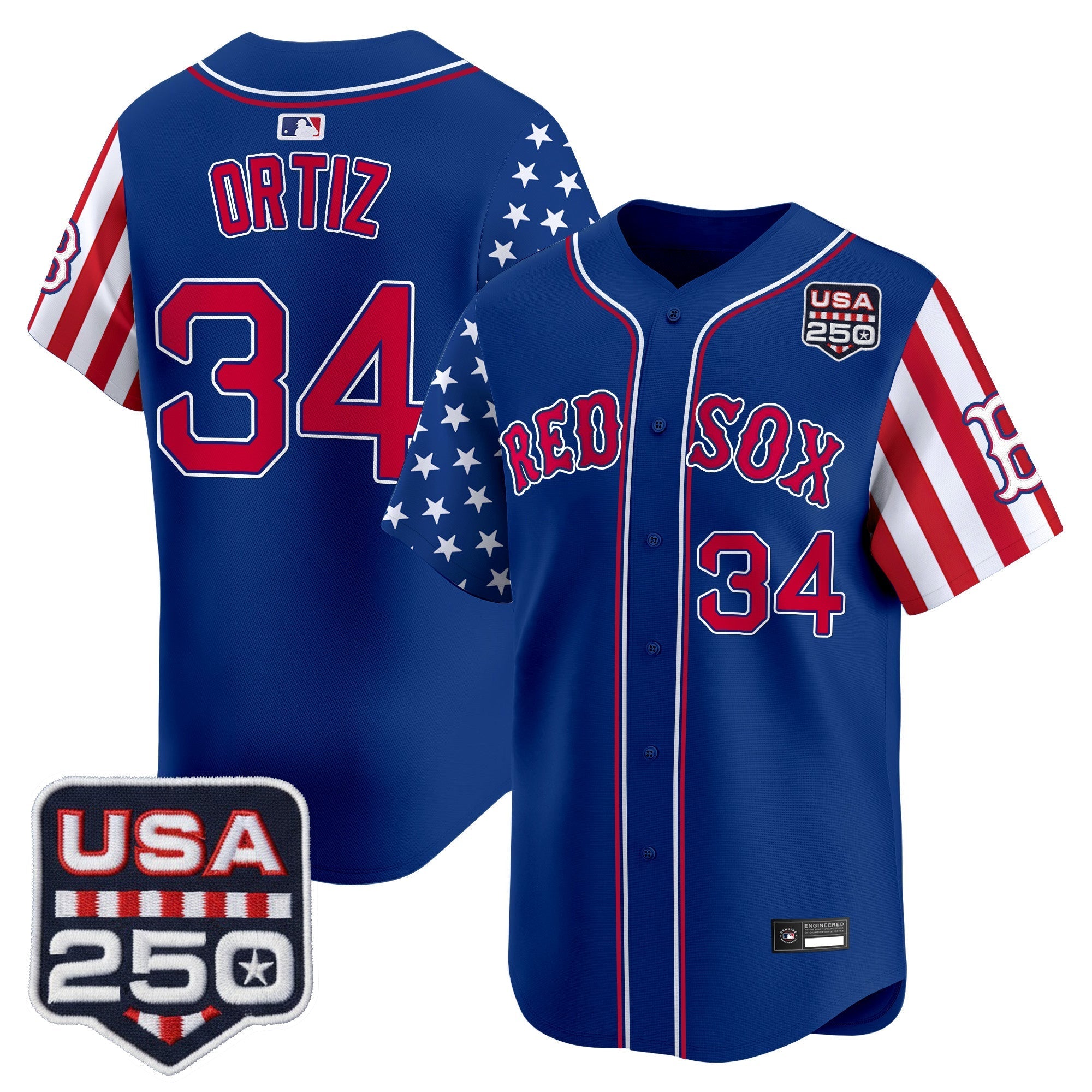 BOS "America 250 Edition" Vapor Premier Limited Jersey - Stitched
