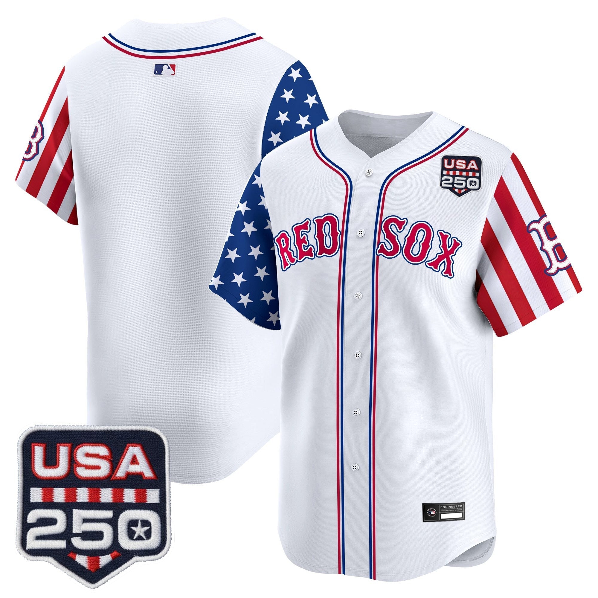 BOS "America 250 Edition" Vapor Premier Limited Jersey - Stitched