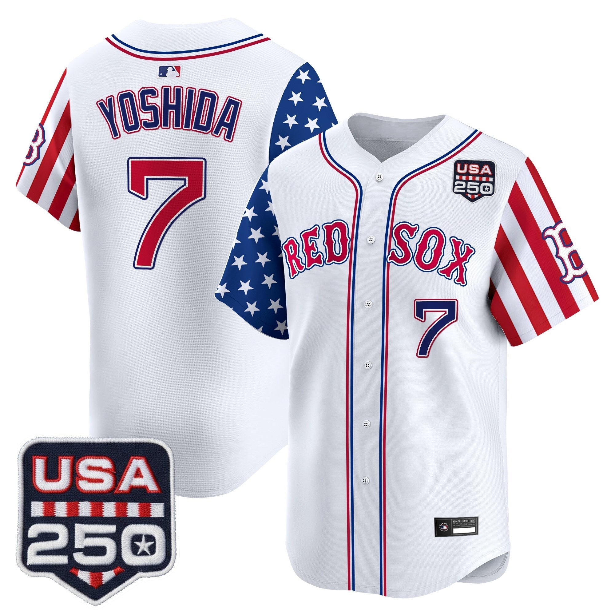 BOS "America 250 Edition" Vapor Premier Limited Jersey - Stitched