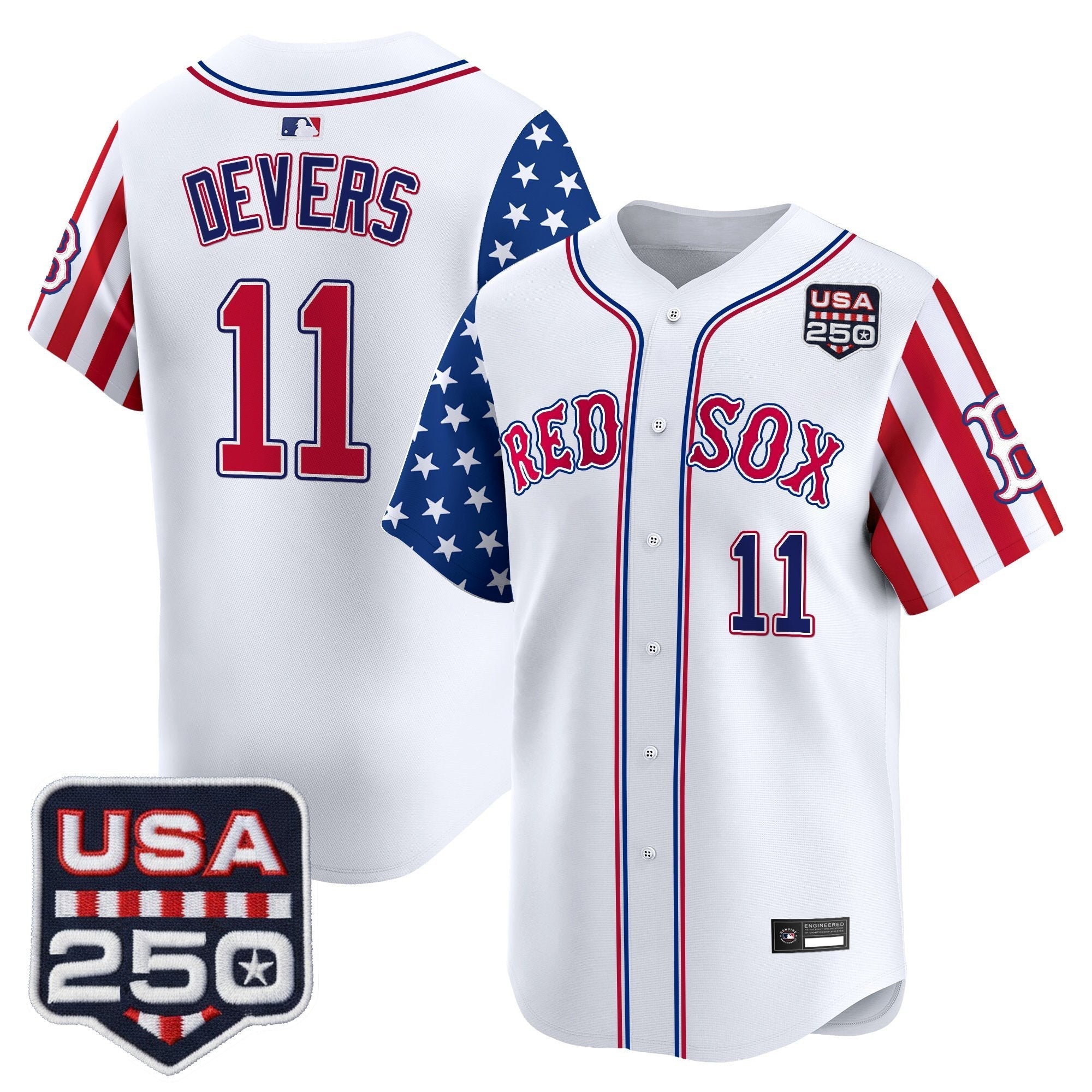 BOS "America 250 Edition" Vapor Premier Limited Jersey - Stitched