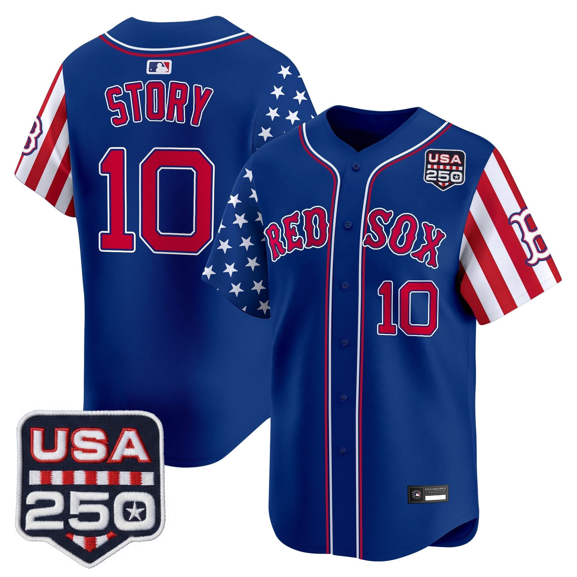 BOS "America 250 Edition" Vapor Premier Limited Jersey - Stitched