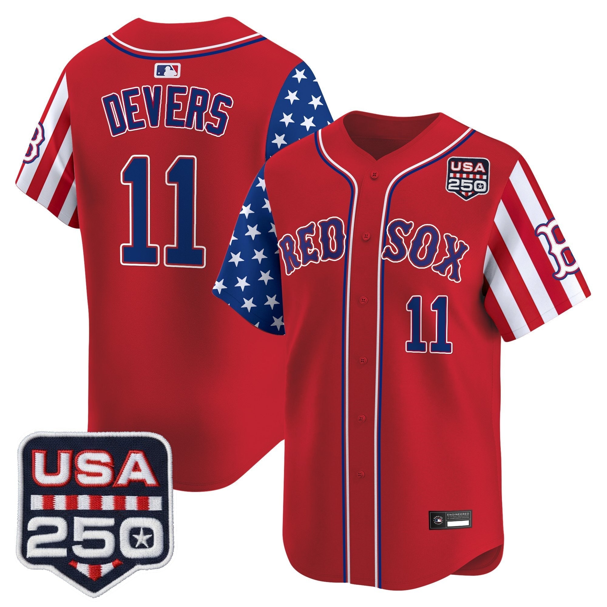 BOS "America 250 Edition" Vapor Premier Limited Jersey - Stitched