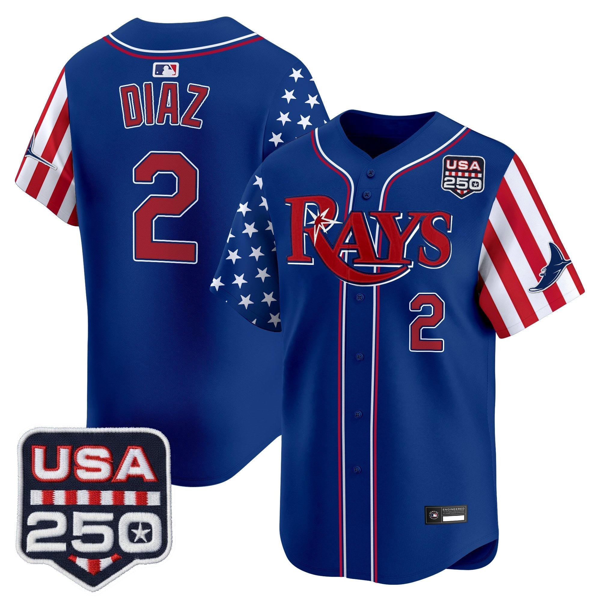 TB "America 250 Edition" Vapor Premier Limited Jersey - Stitched