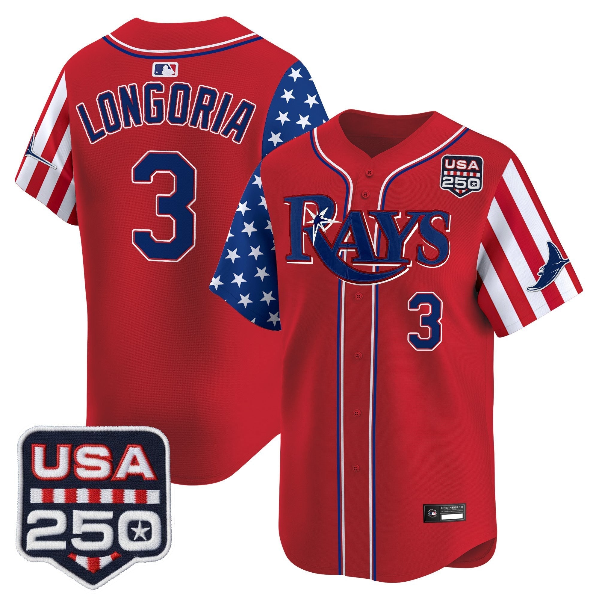 TB "America 250 Edition" Vapor Premier Limited Jersey - Stitched