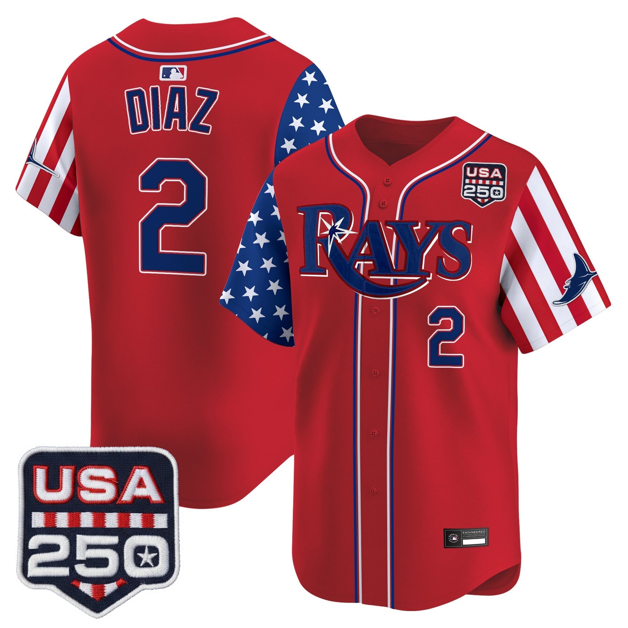 TB "America 250 Edition" Vapor Premier Limited Jersey - Stitched