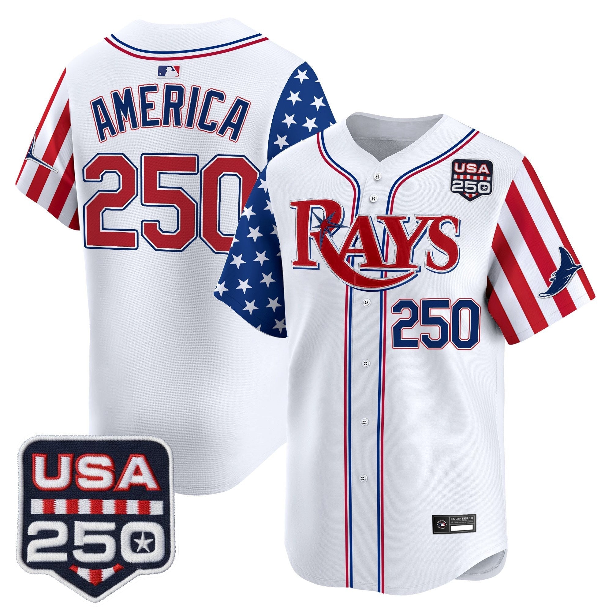 TB "America 250 Edition" Vapor Premier Limited Jersey - Stitched