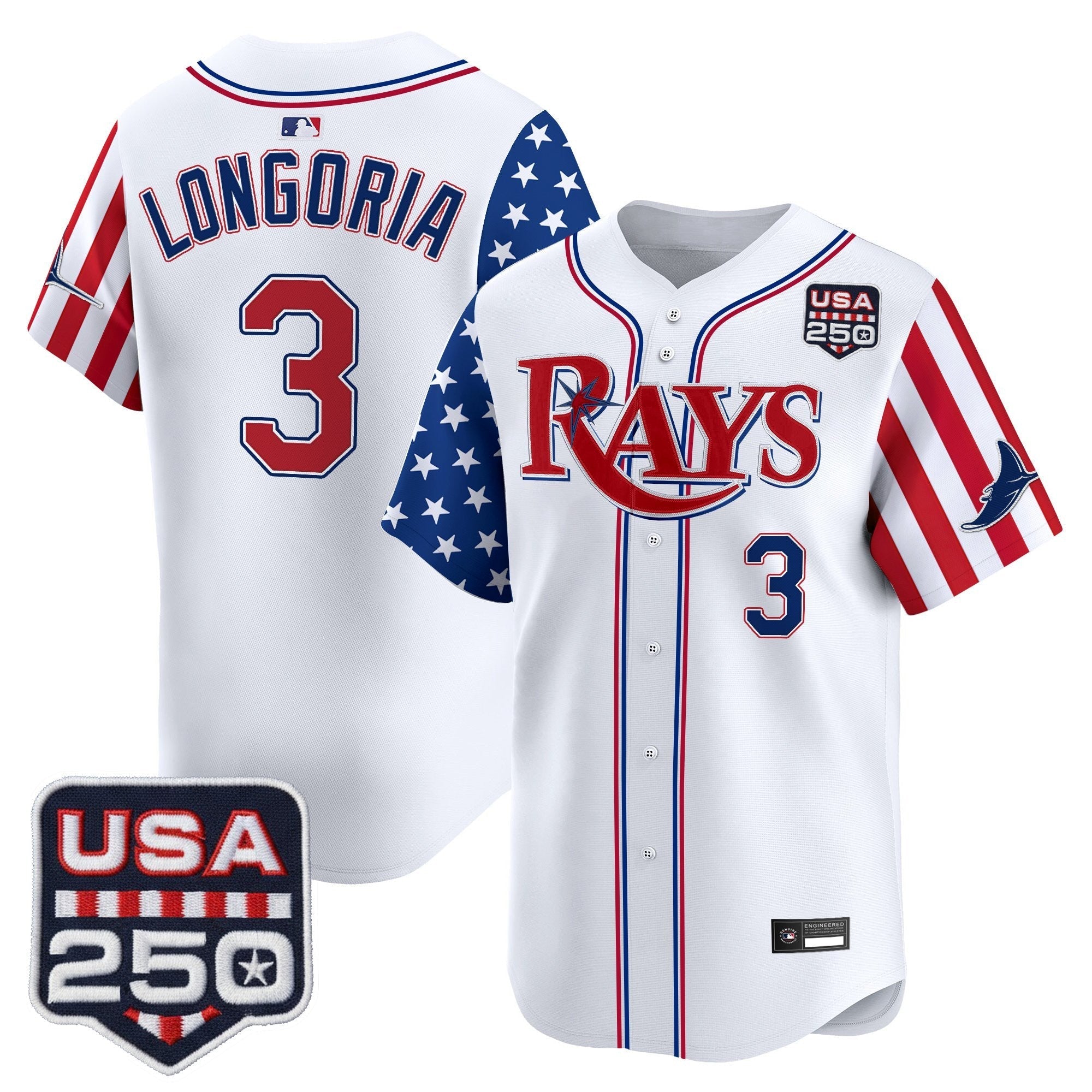 TB "America 250 Edition" Vapor Premier Limited Jersey - Stitched