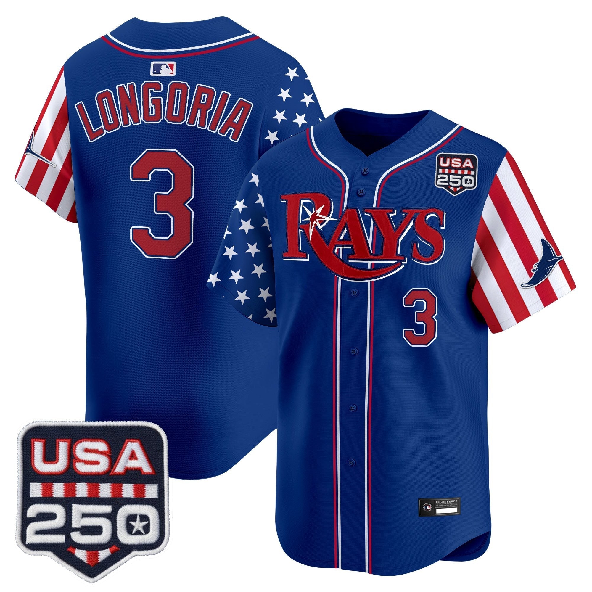 TB "America 250 Edition" Vapor Premier Limited Jersey - Stitched
