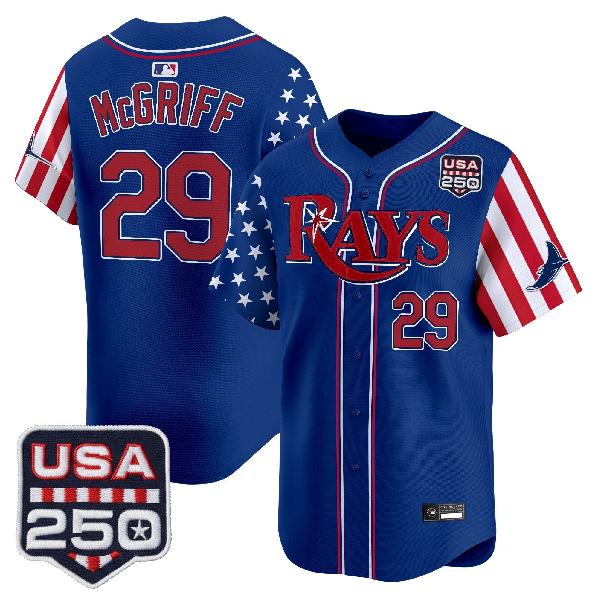 TB "America 250 Edition" Vapor Premier Limited Jersey - Stitched