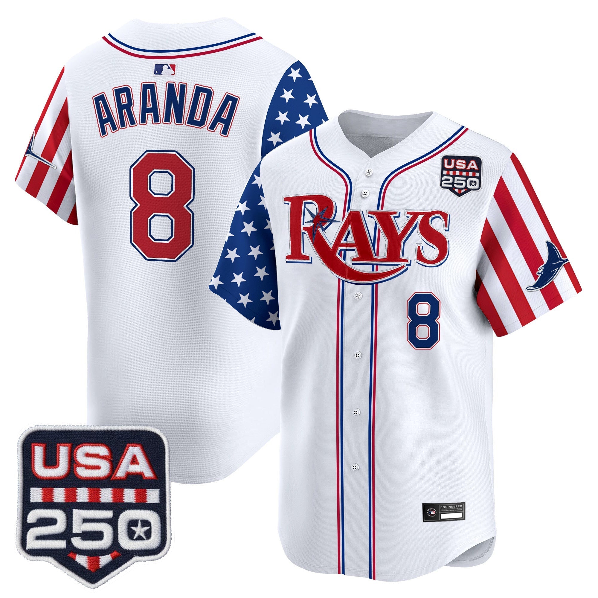 TB "America 250 Edition" Vapor Premier Limited Jersey - Stitched