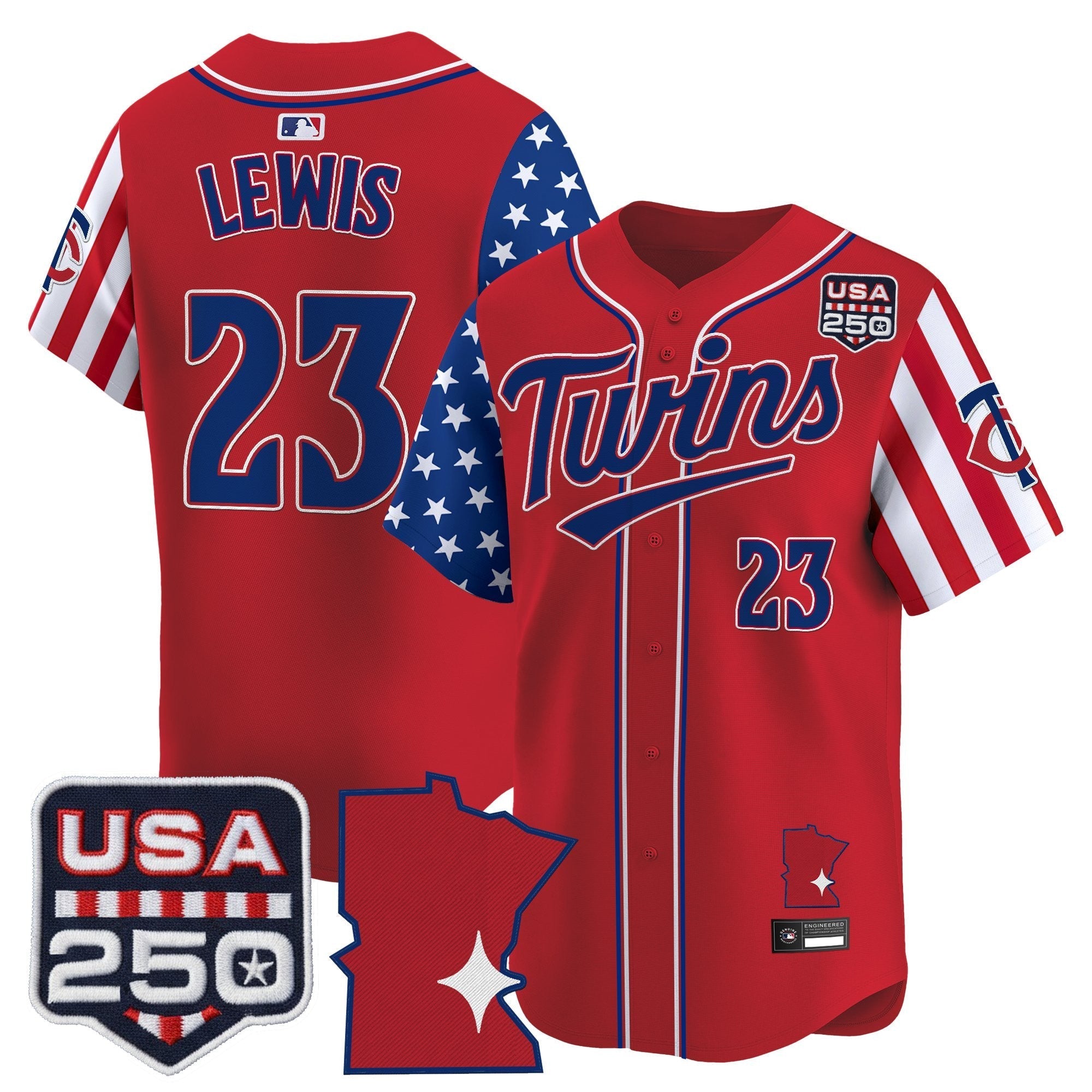 MIN "America 250 Edition" Vapor Premier Limited Jersey - Stitched