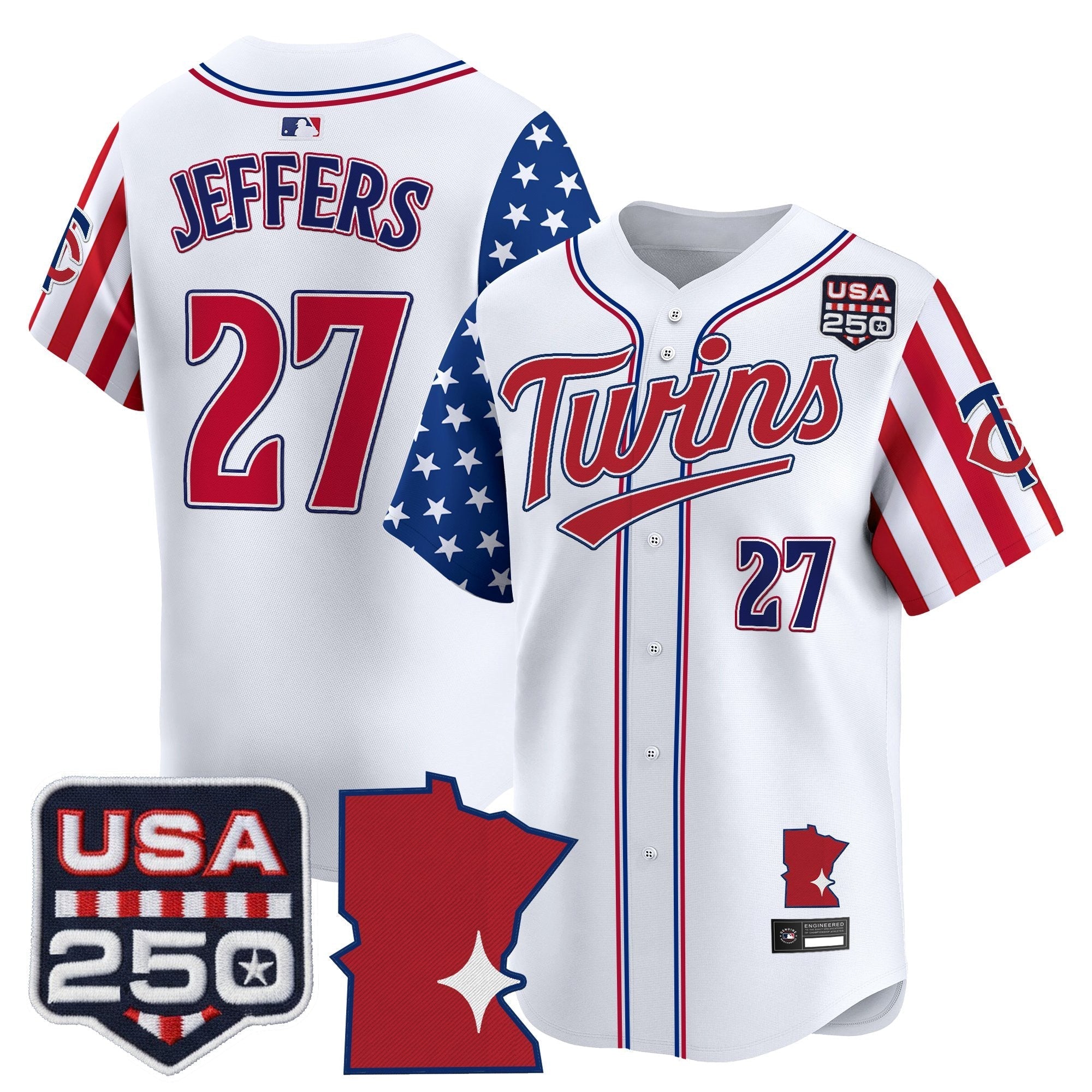 MIN "America 250 Edition" Vapor Premier Limited Jersey - Stitched