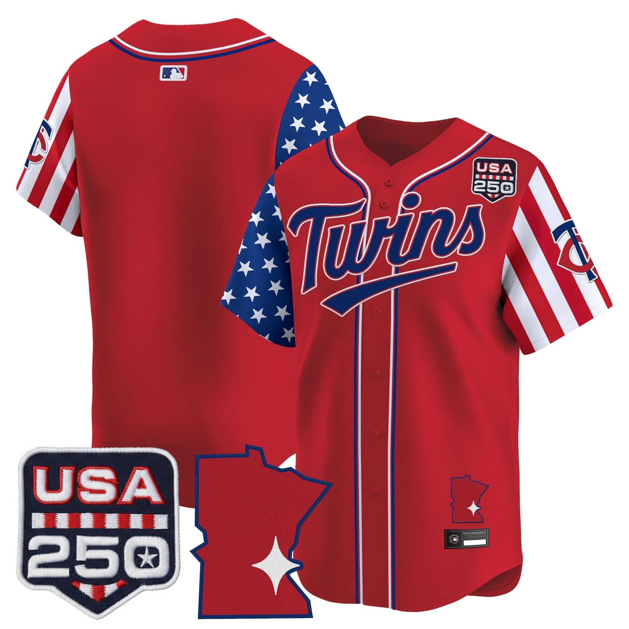 MIN "America 250 Edition" Vapor Premier Limited Jersey - Stitched
