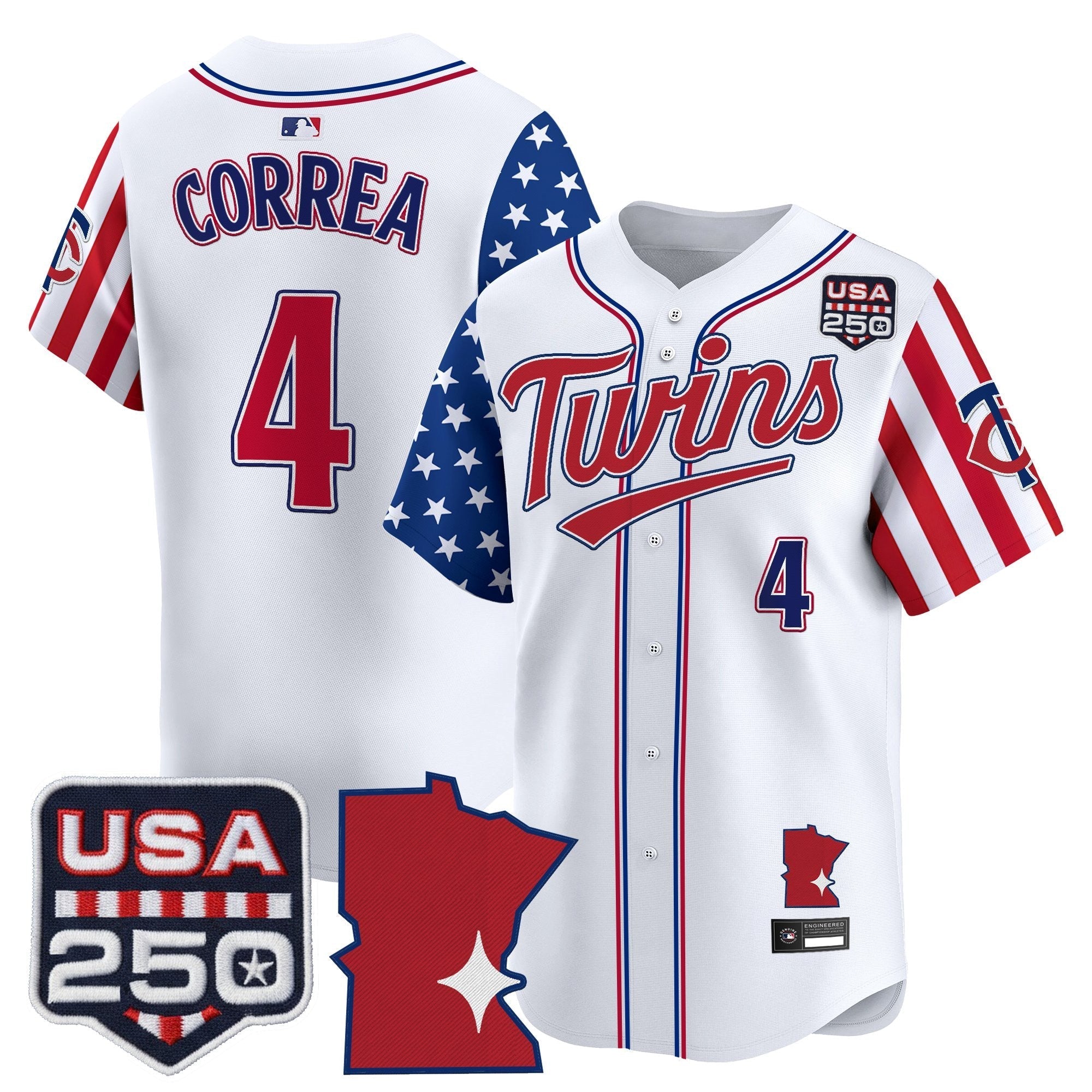 MIN "America 250 Edition" Vapor Premier Limited Jersey - Stitched