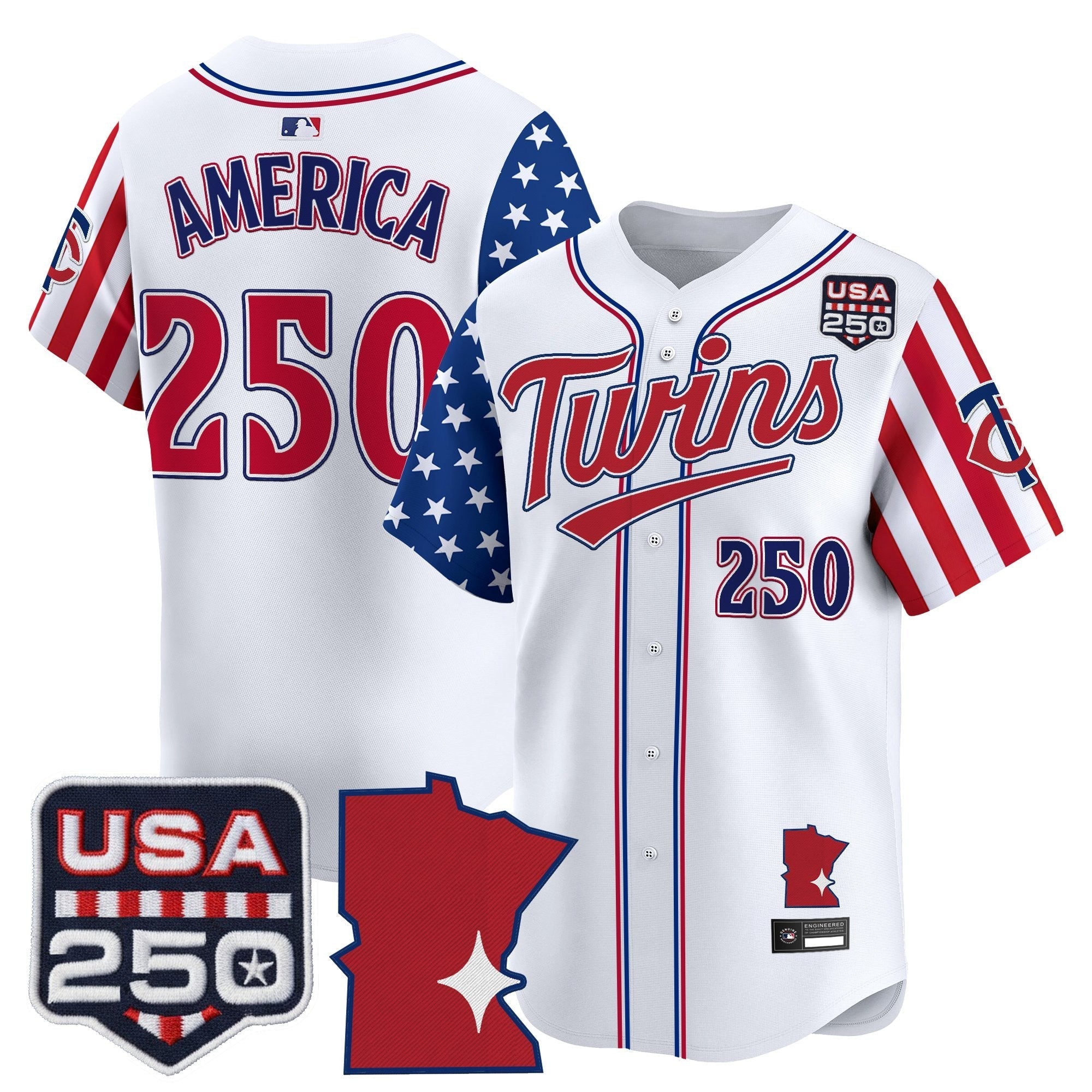 MIN "America 250 Edition" Vapor Premier Limited Jersey - Stitched