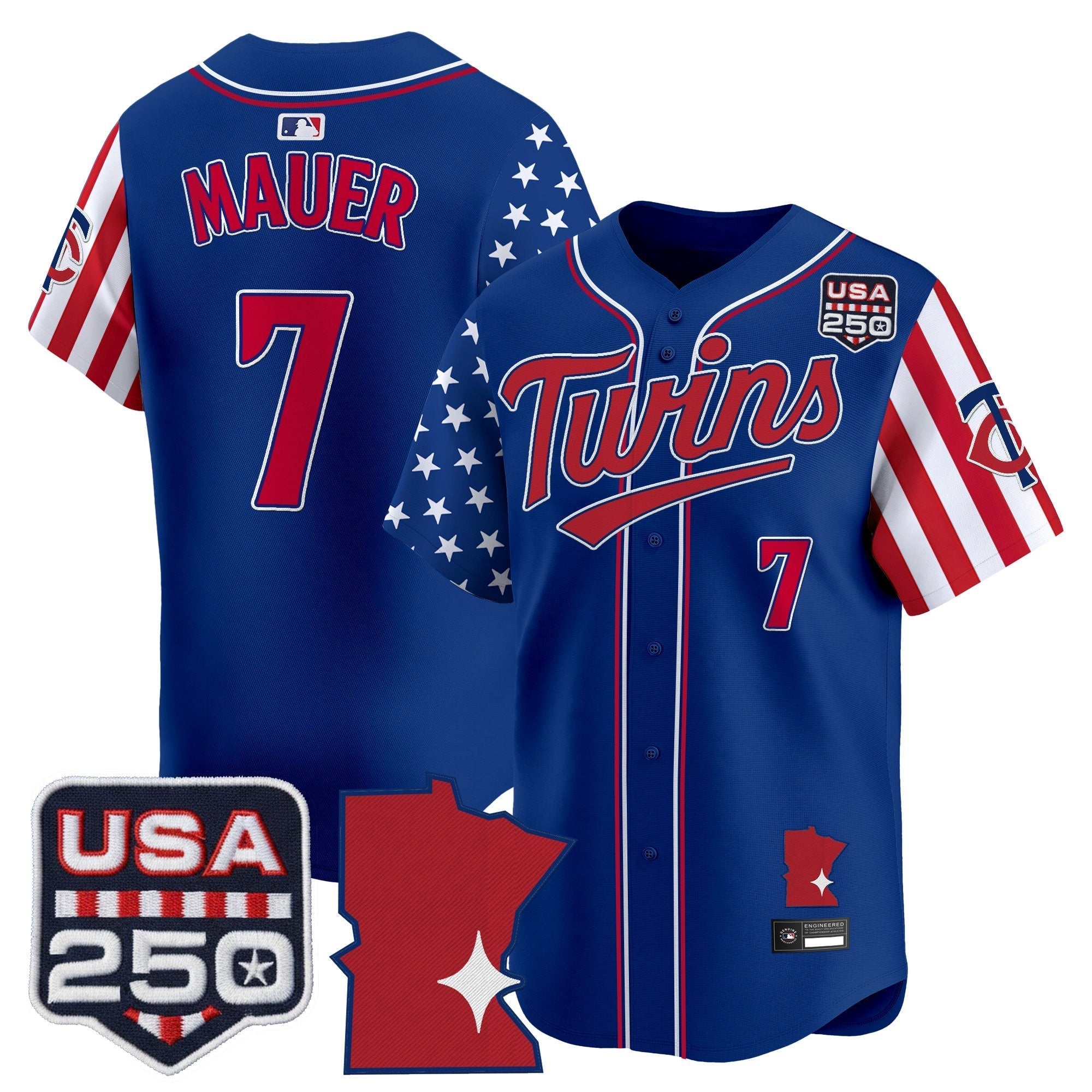MIN "America 250 Edition" Vapor Premier Limited Jersey - Stitched
