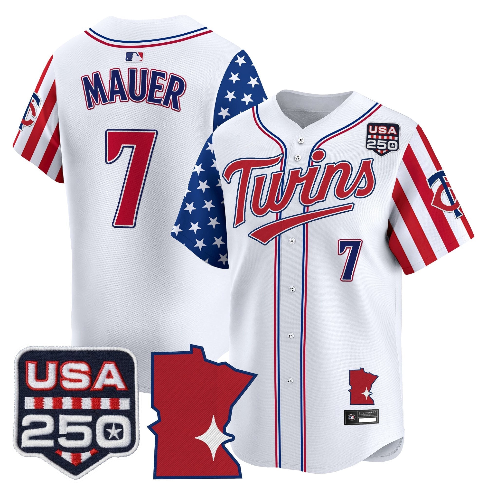 MIN "America 250 Edition" Vapor Premier Limited Jersey - Stitched