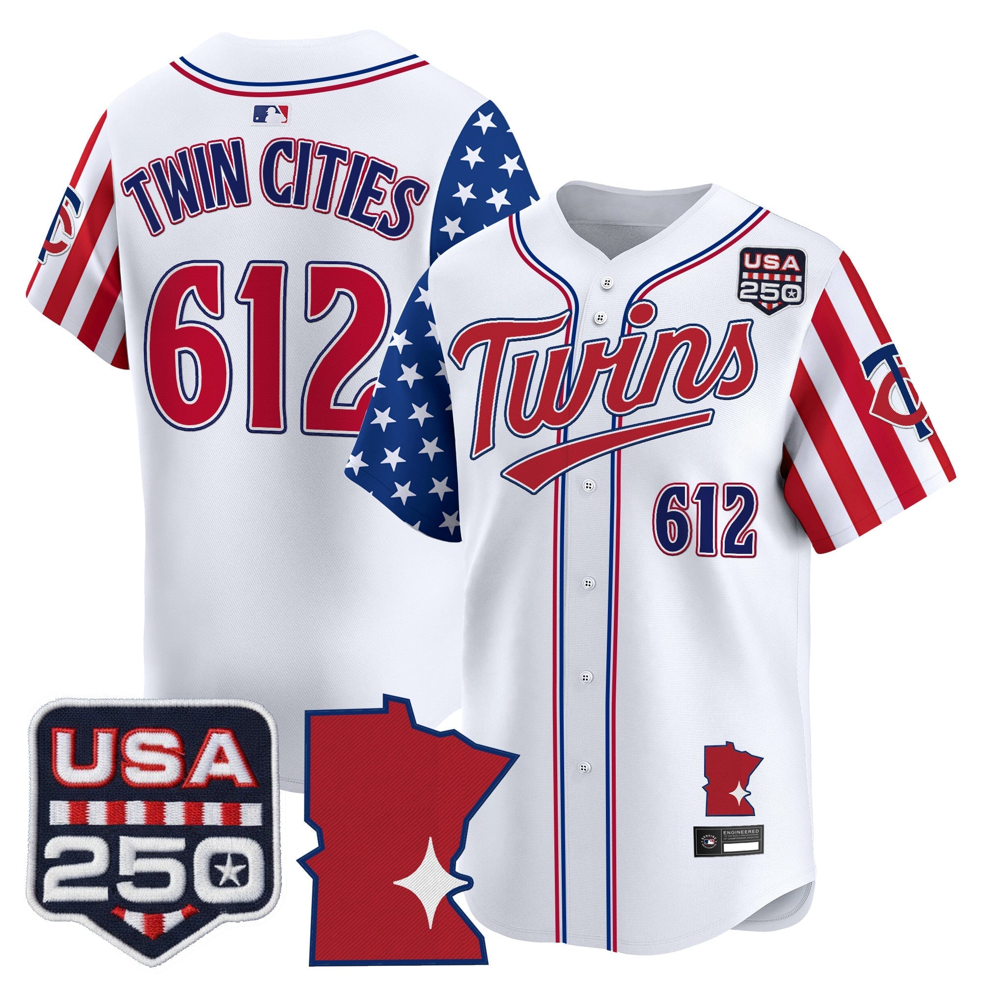 MIN "America 250 Edition" Vapor Premier Limited Jersey - Stitched