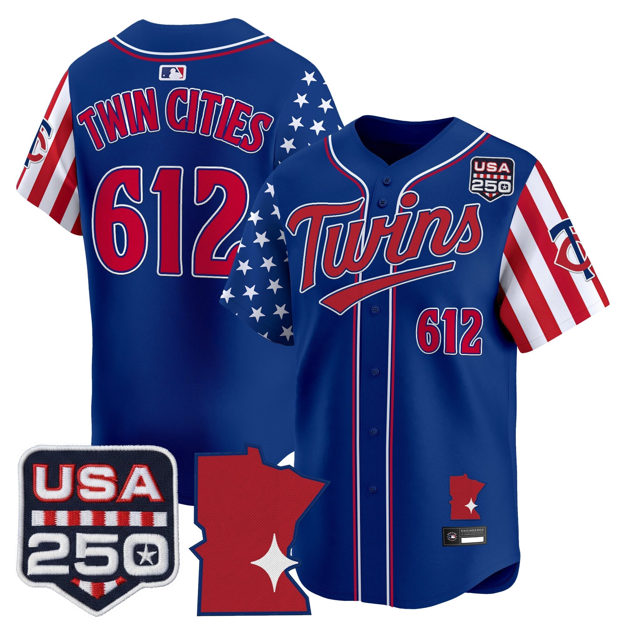 MIN "America 250 Edition" Vapor Premier Limited Jersey - Stitched