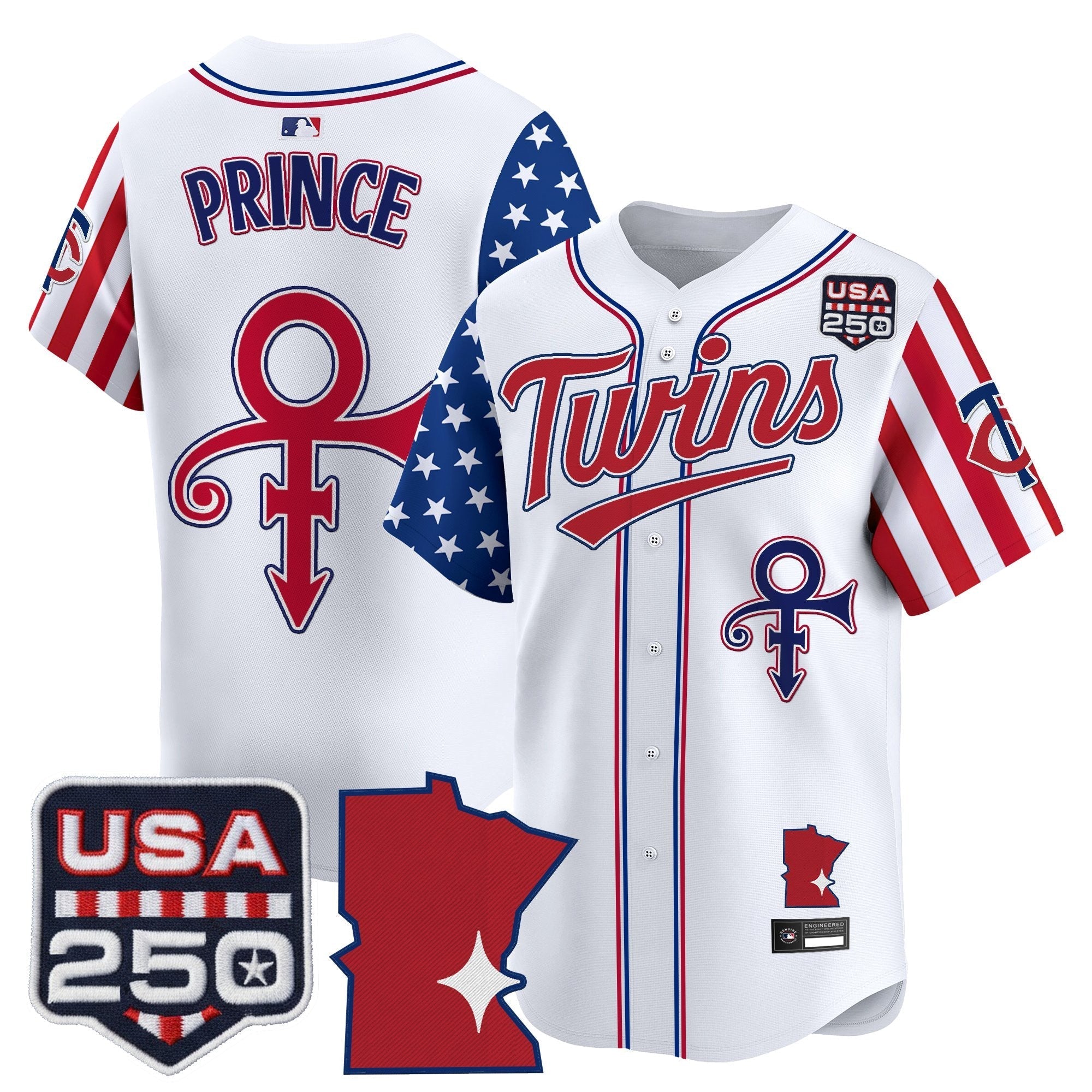 MIN "America 250 Edition" Vapor Premier Limited Jersey - Stitched