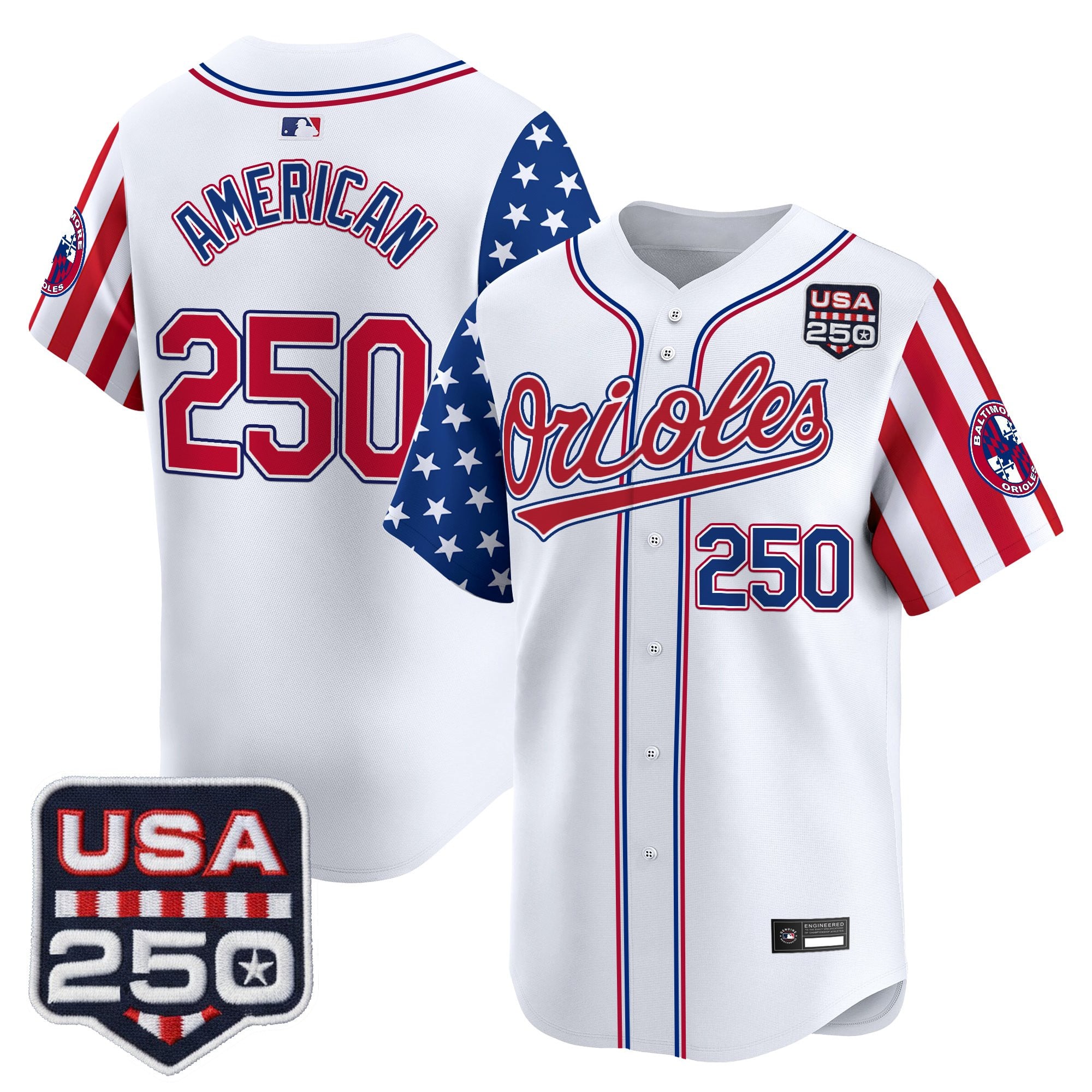 BAL "America 250 Edition" Vapor Premier Limited Jersey - Stitched