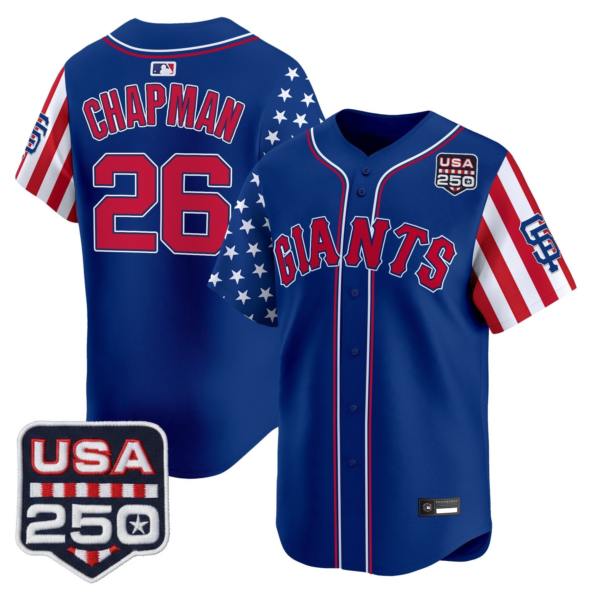 SF "America 250 Edition" Vapor Premier Limited Jersey - Stitched
