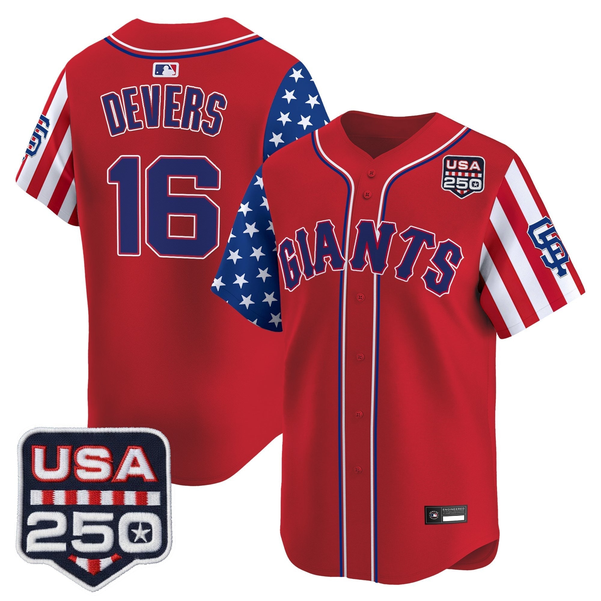 SF "America 250 Edition" Vapor Premier Limited Jersey - Stitched