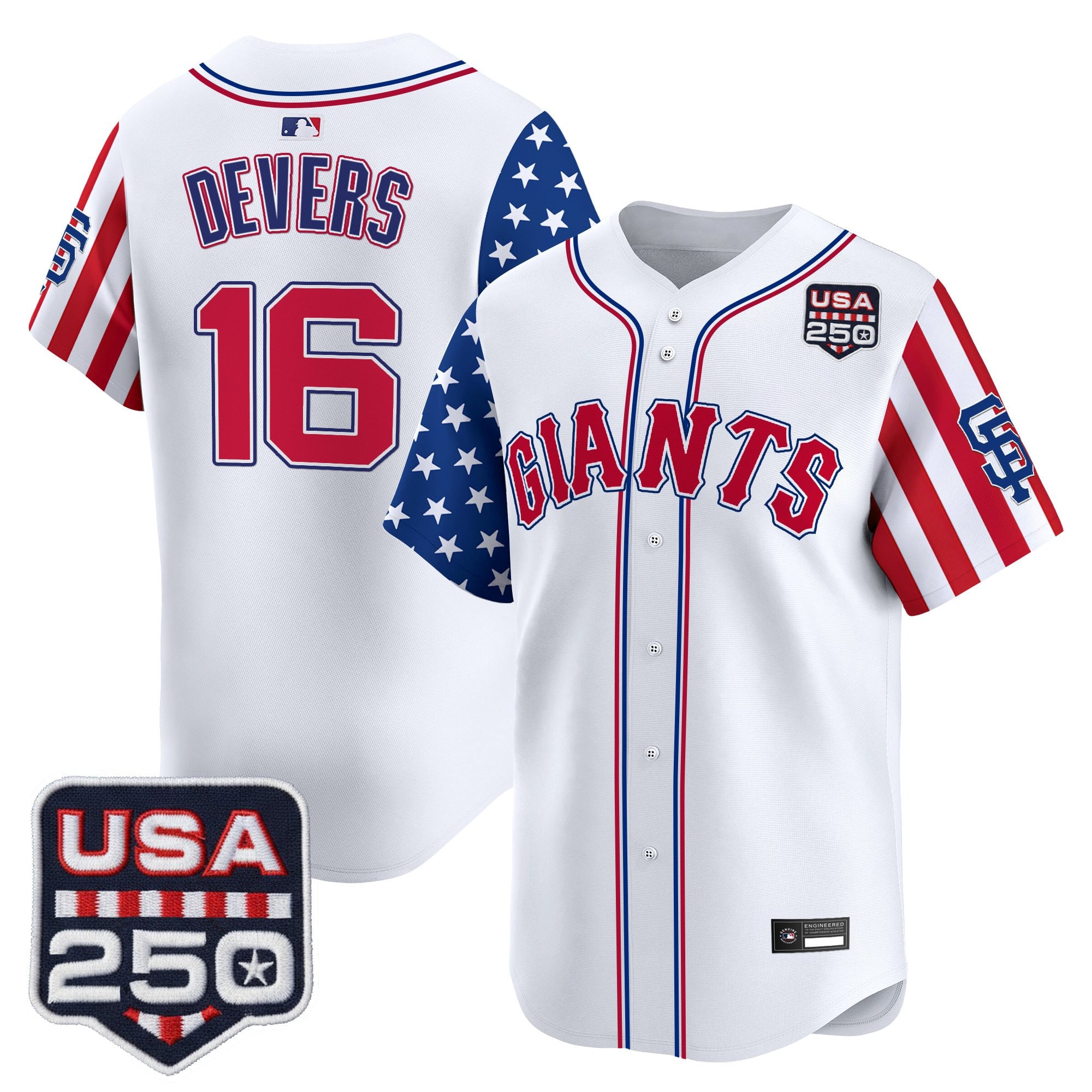 SF "America 250 Edition" Vapor Premier Limited Jersey - Stitched