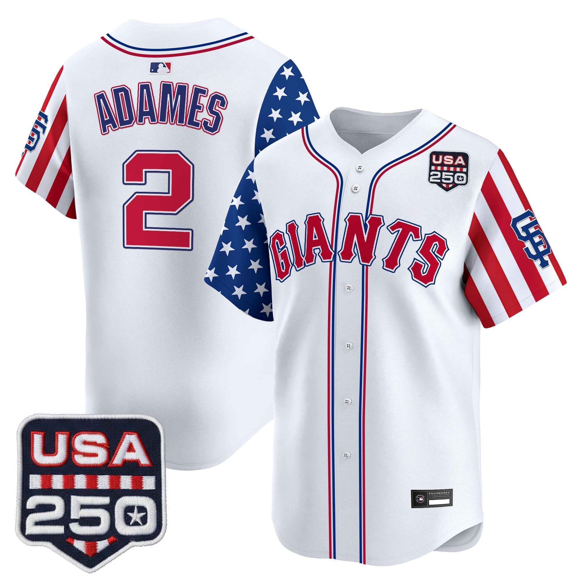 SF "America 250 Edition" Vapor Premier Limited Jersey - Stitched
