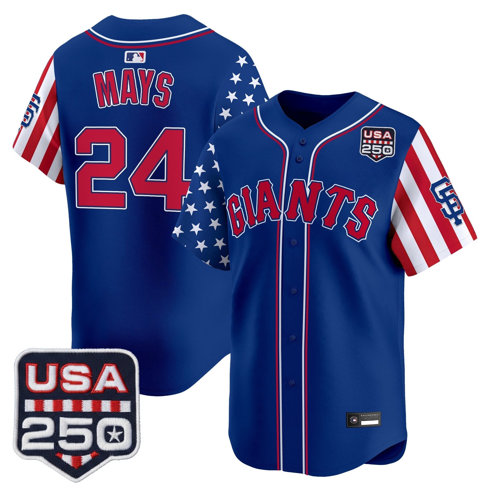 SF "America 250 Edition" Vapor Premier Limited Jersey - Stitched