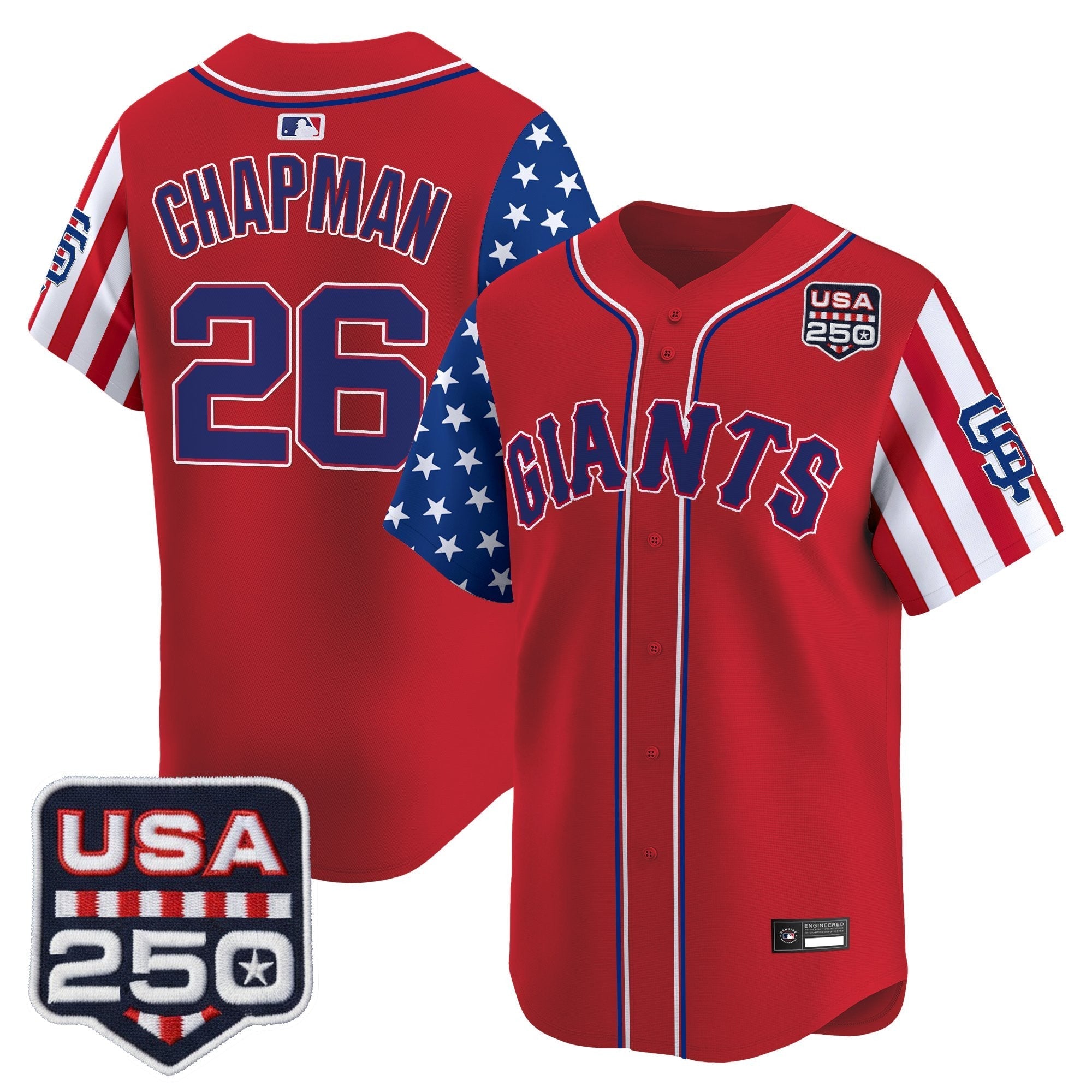 SF "America 250 Edition" Vapor Premier Limited Jersey - Stitched