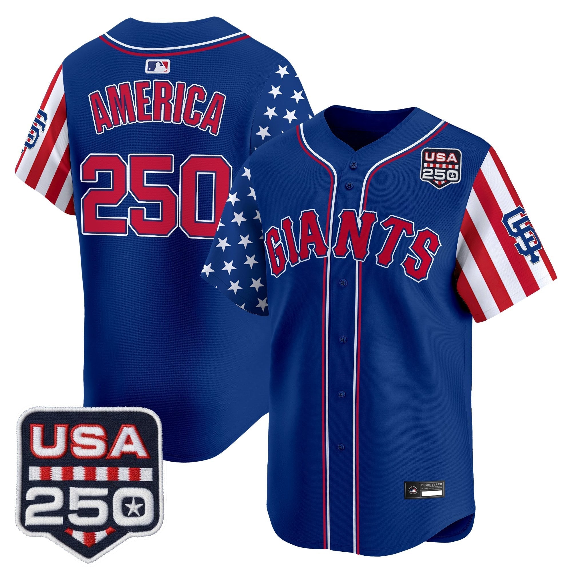 SF "America 250 Edition" Vapor Premier Limited Jersey - Stitched