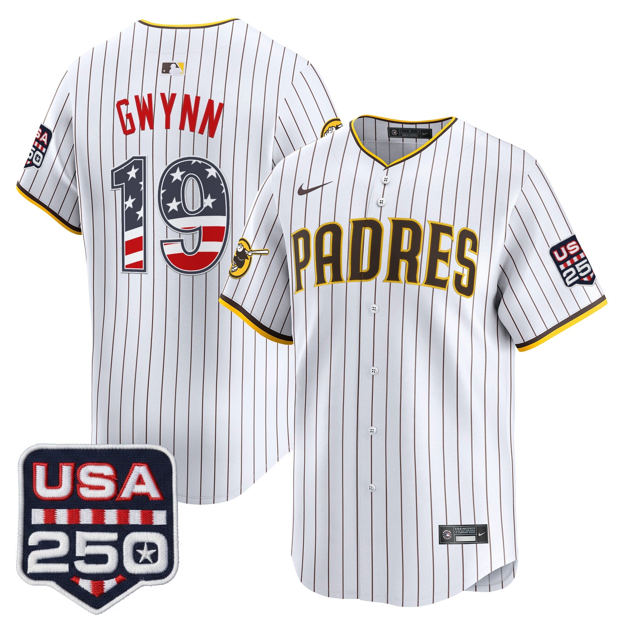 SD USA 250 Fourth of July Vapor Premier Limited Jersey - Stitched