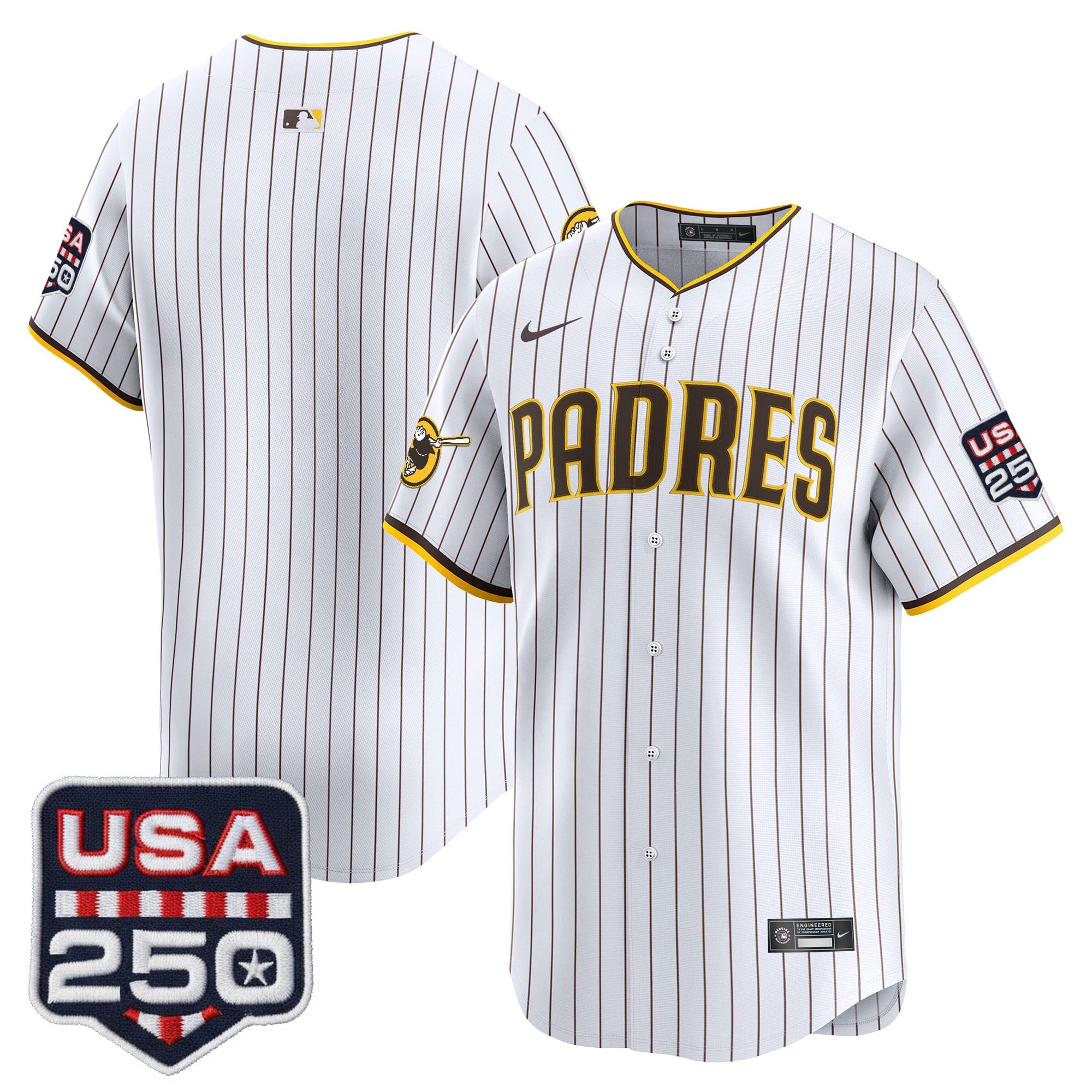 SD USA 250 Fourth of July Vapor Premier Limited Jersey - Stitched