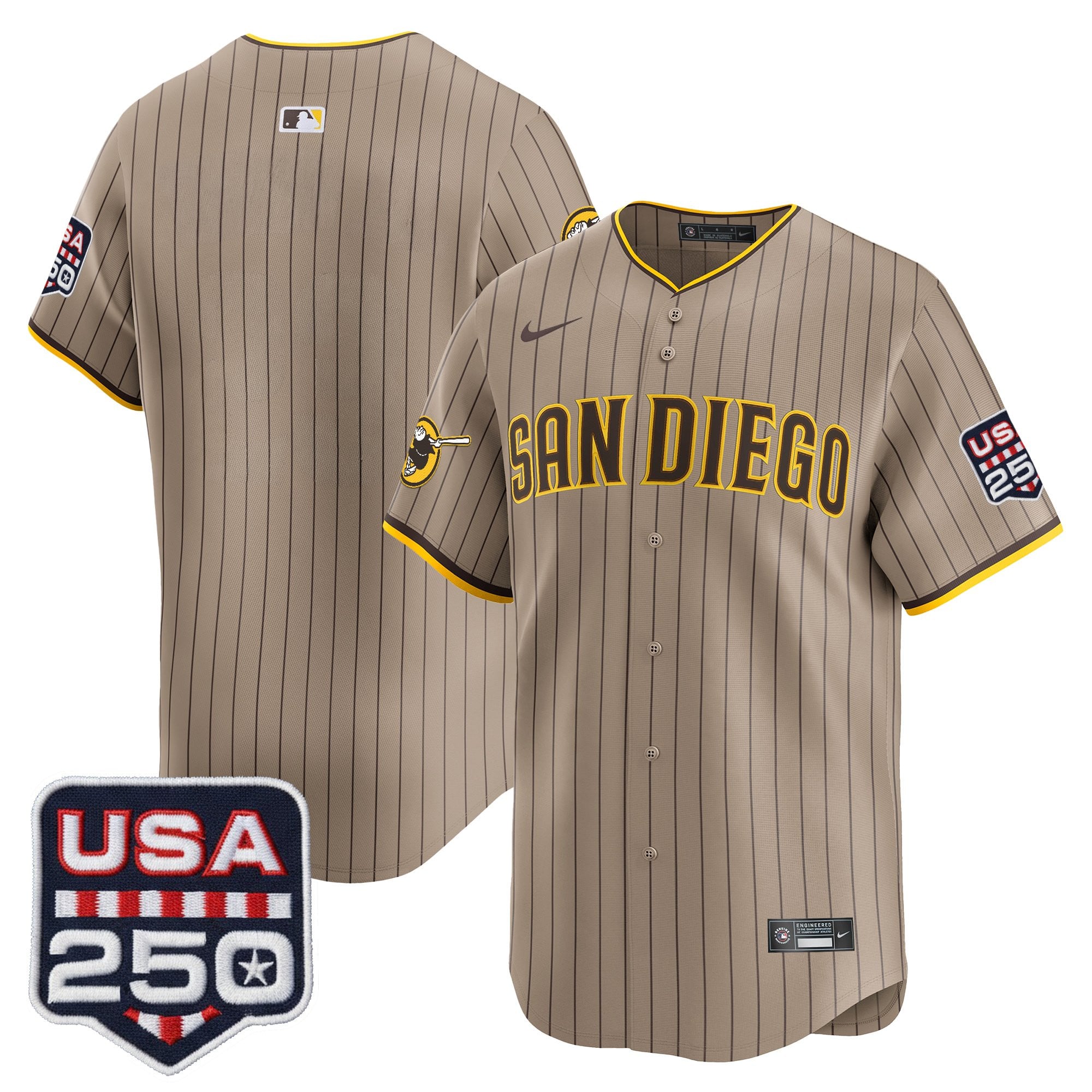 SD USA 250 Fourth of July Vapor Premier Limited Jersey - Stitched