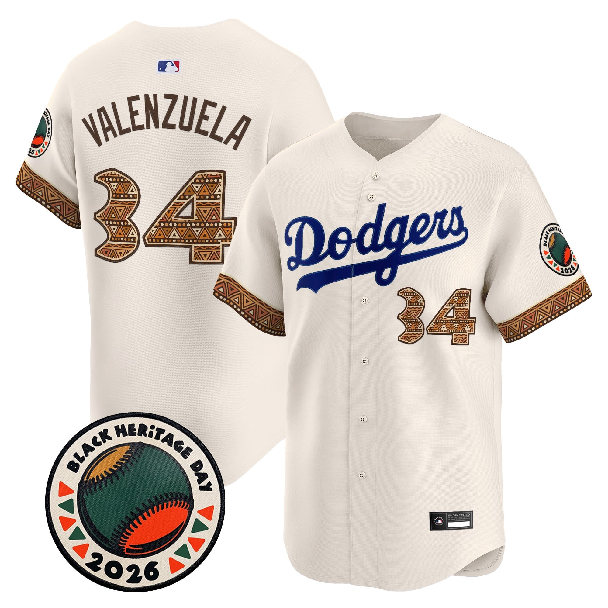 LAD 2026 Black Heritage Day Vapor Premier Limited Jersey - Stitched